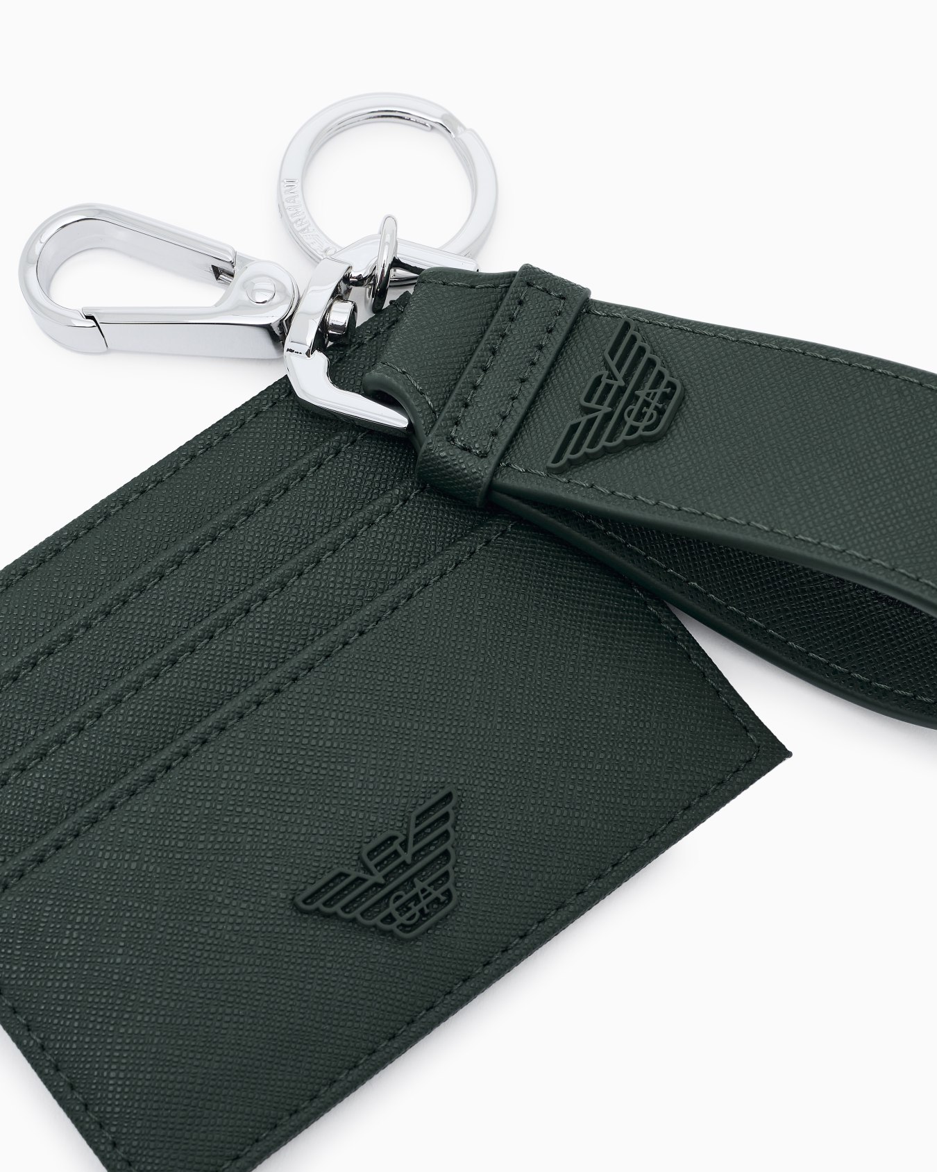 ASV Gift box with regenerated Saffiano keyring and card holder Slide 2