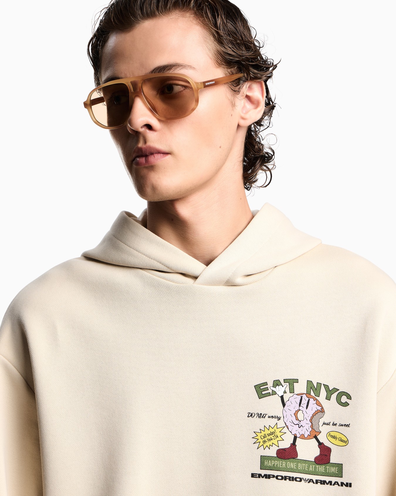 Sudadera de punto con capucha y estampado EAT NYC cápsula New York Diapositiva 4