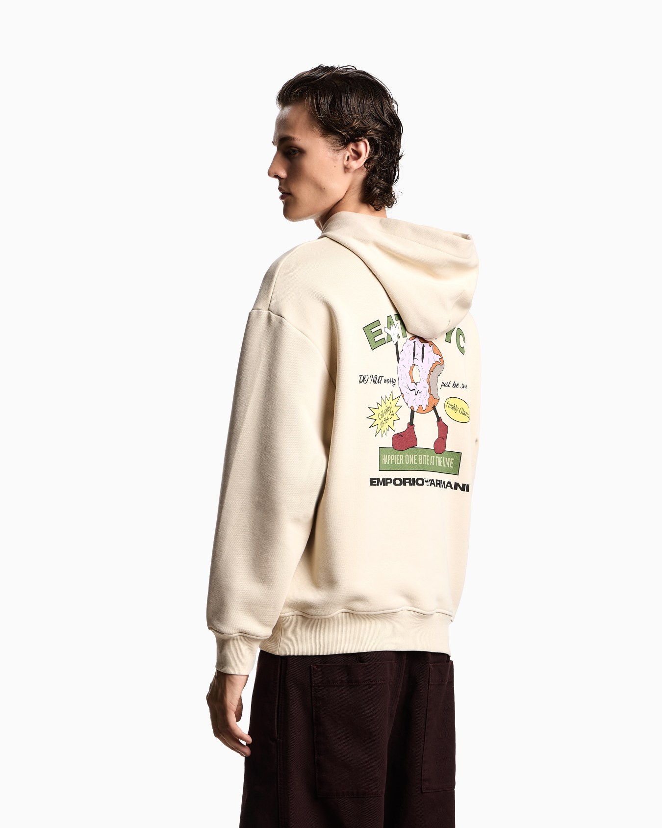 Sudadera de punto con capucha y estampado EAT NYC cápsula New York Diapositiva 2