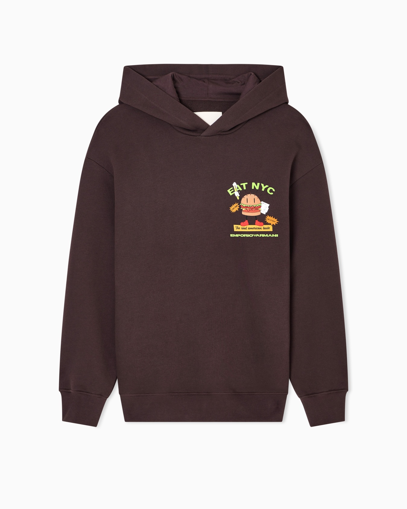 New York Capsule Collection EAT NYC print jersey hooded sweatshirt Slide 0