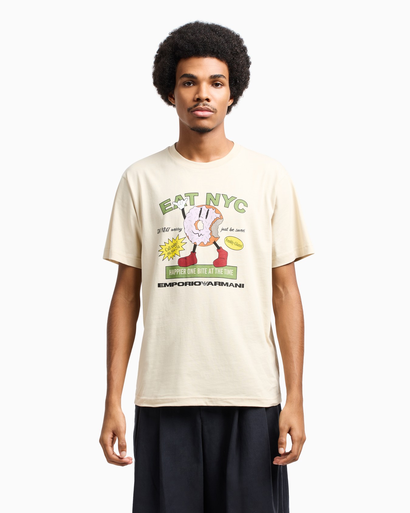 Camiseta de punto con estampado EAT NYC cápsula New York Diapositiva 3