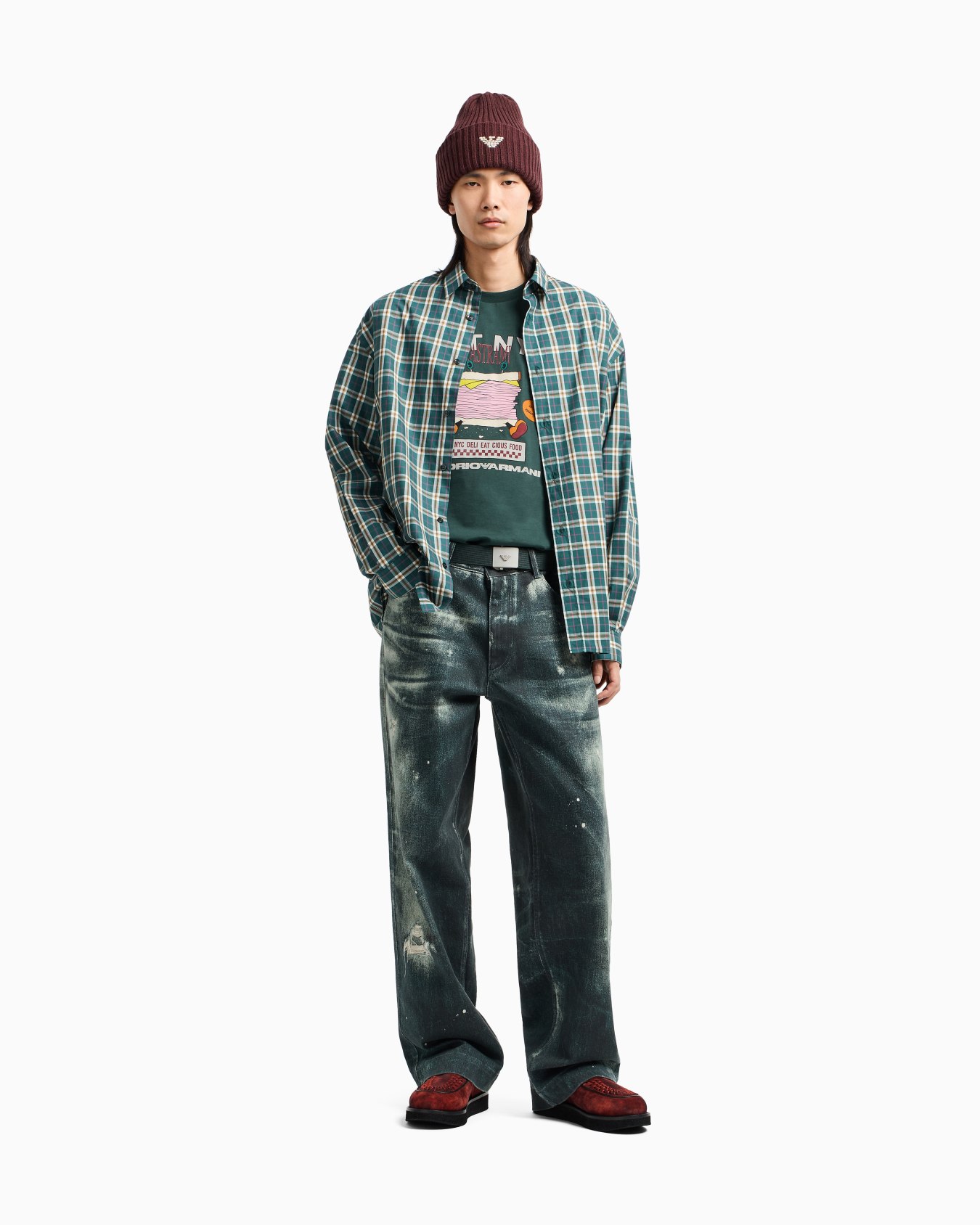 New York Capsule Collection EAT NYC print jersey T-shirt Slide 1