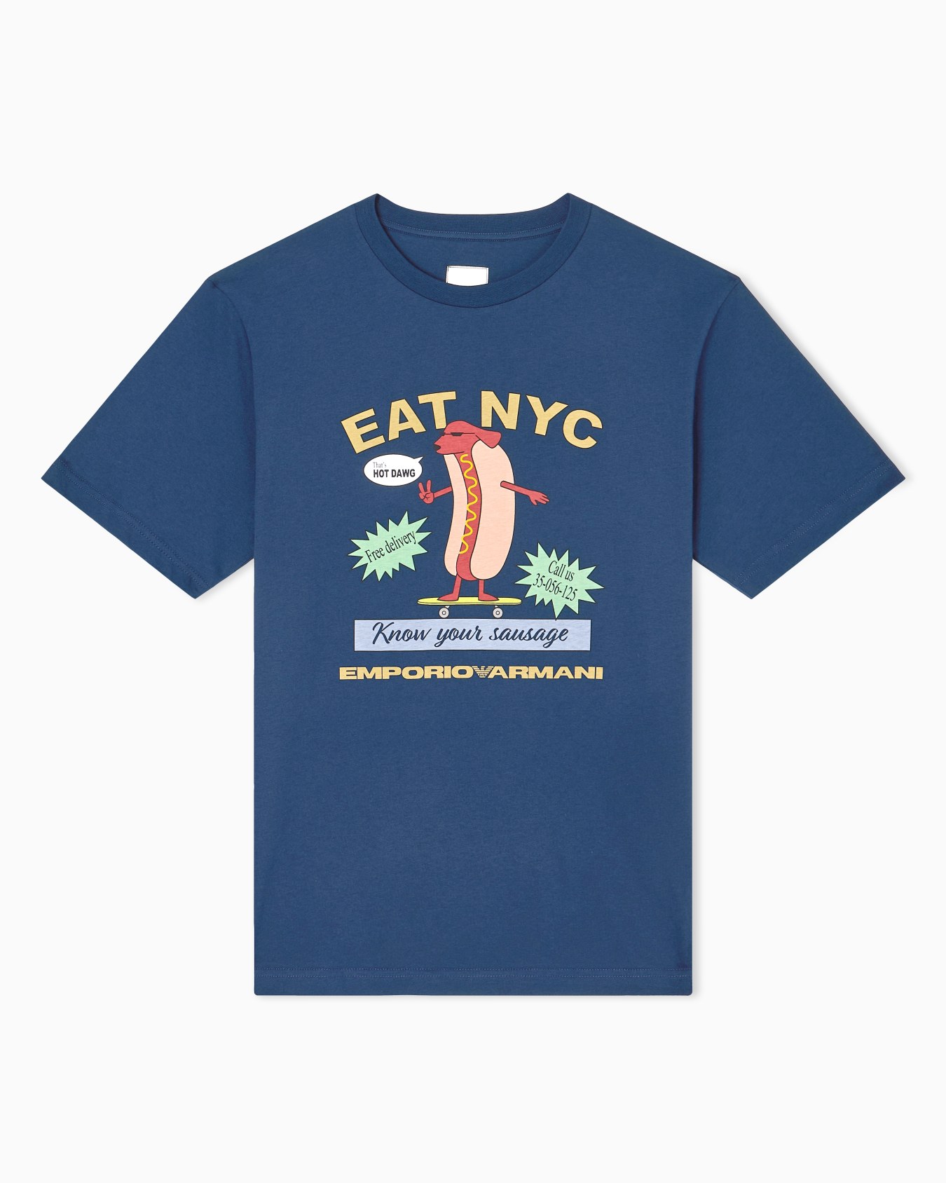 Camiseta de punto con estampado EAT NYC cápsula New York Diapositiva 0