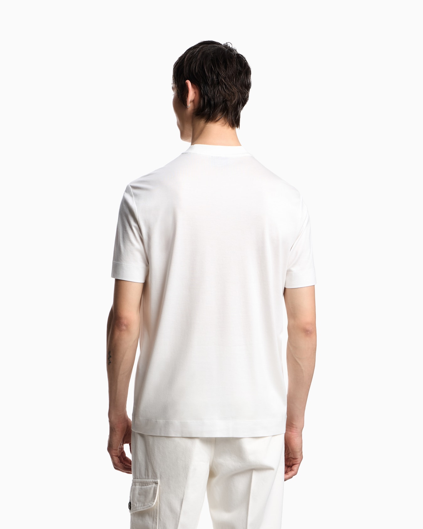 ASV Lyocell-blend jersey T-shirt with embroidered Summer Mood slogan Slide 2