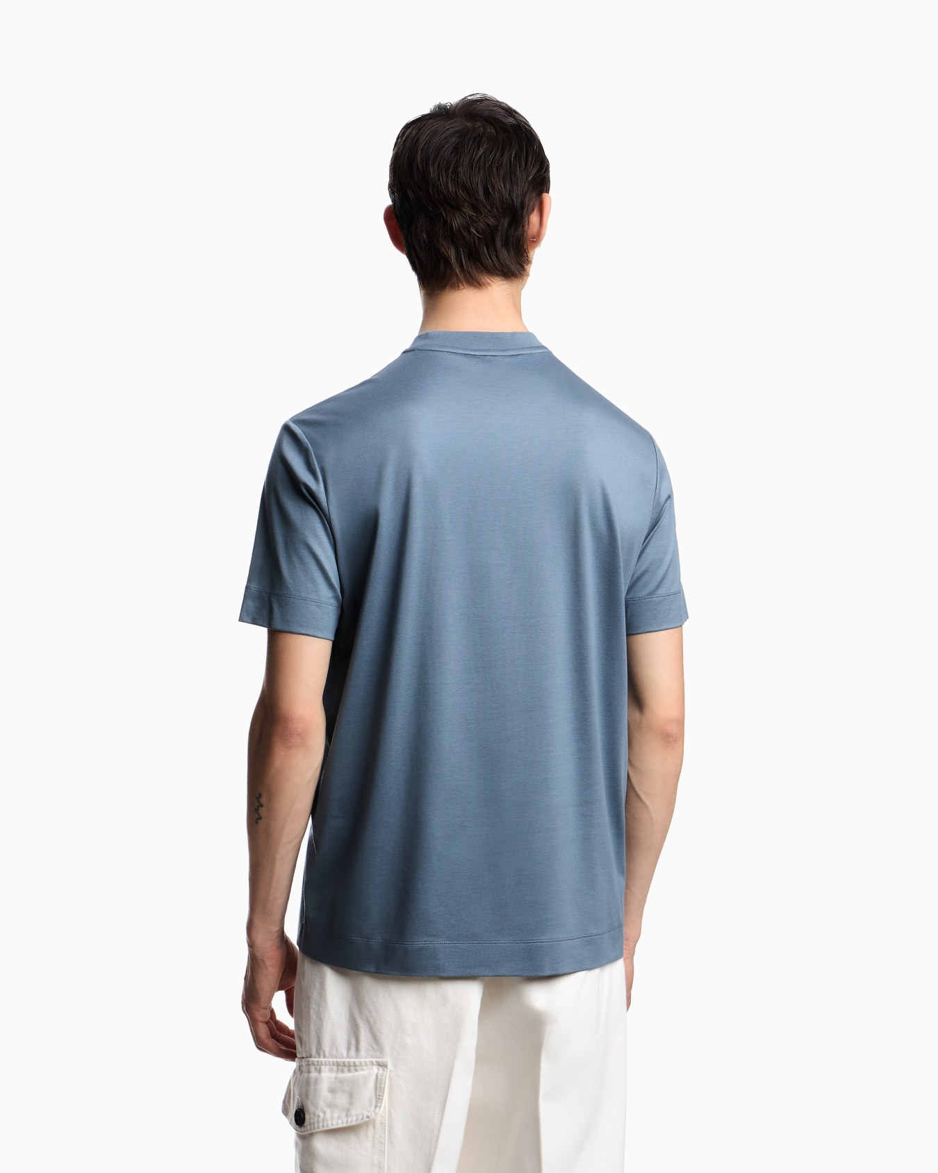 T-shirt en jersey mélange lyocell avec broderie de la phrase Summer Mood ASV Diapositive 2