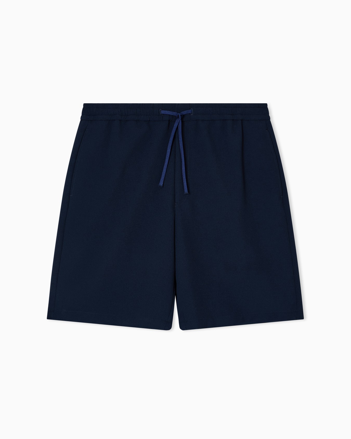 Bermuda en jersey crêpe effet piqué 3D Icon Diapositive 0