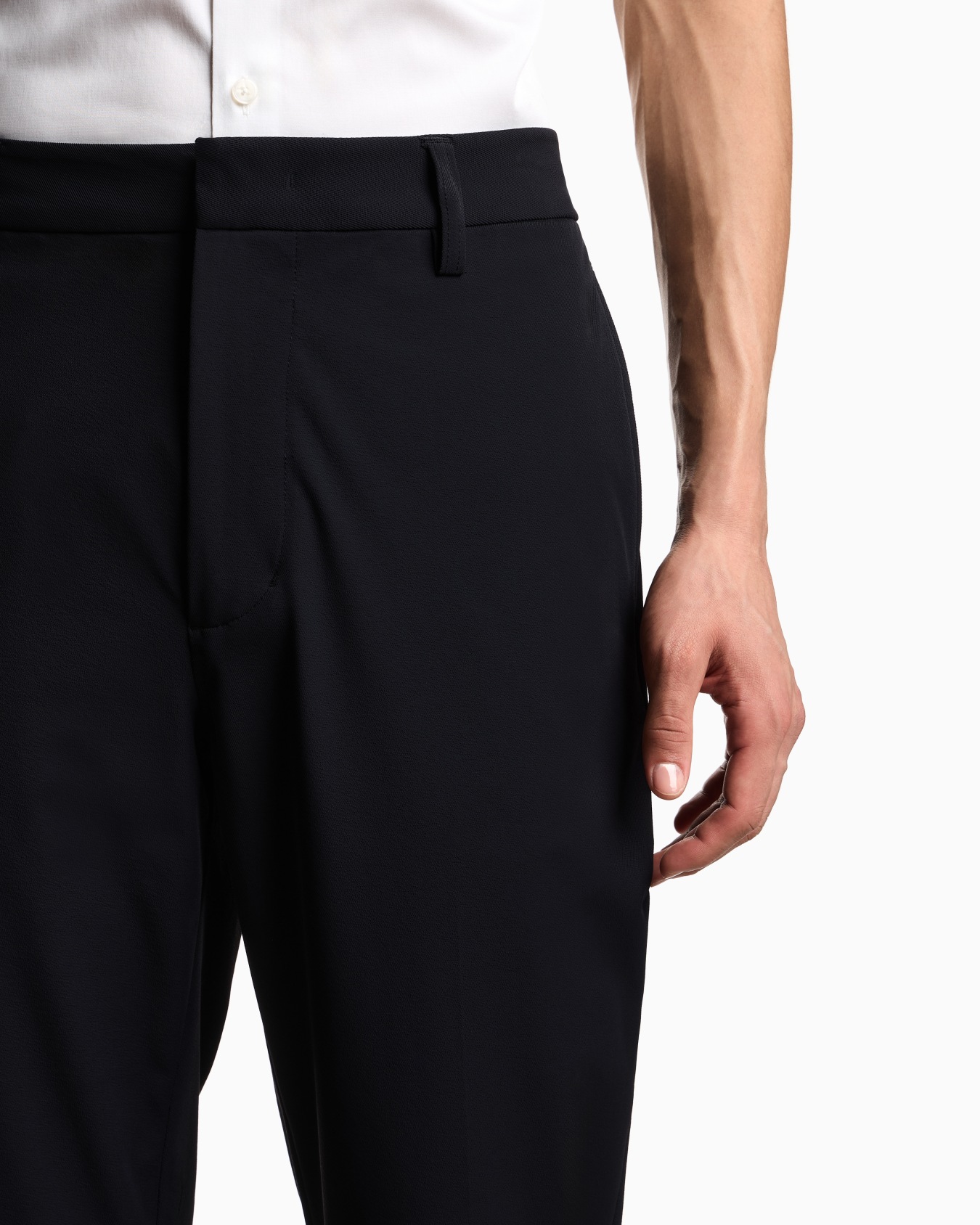 Nylon stretch twill chinos Slide 4