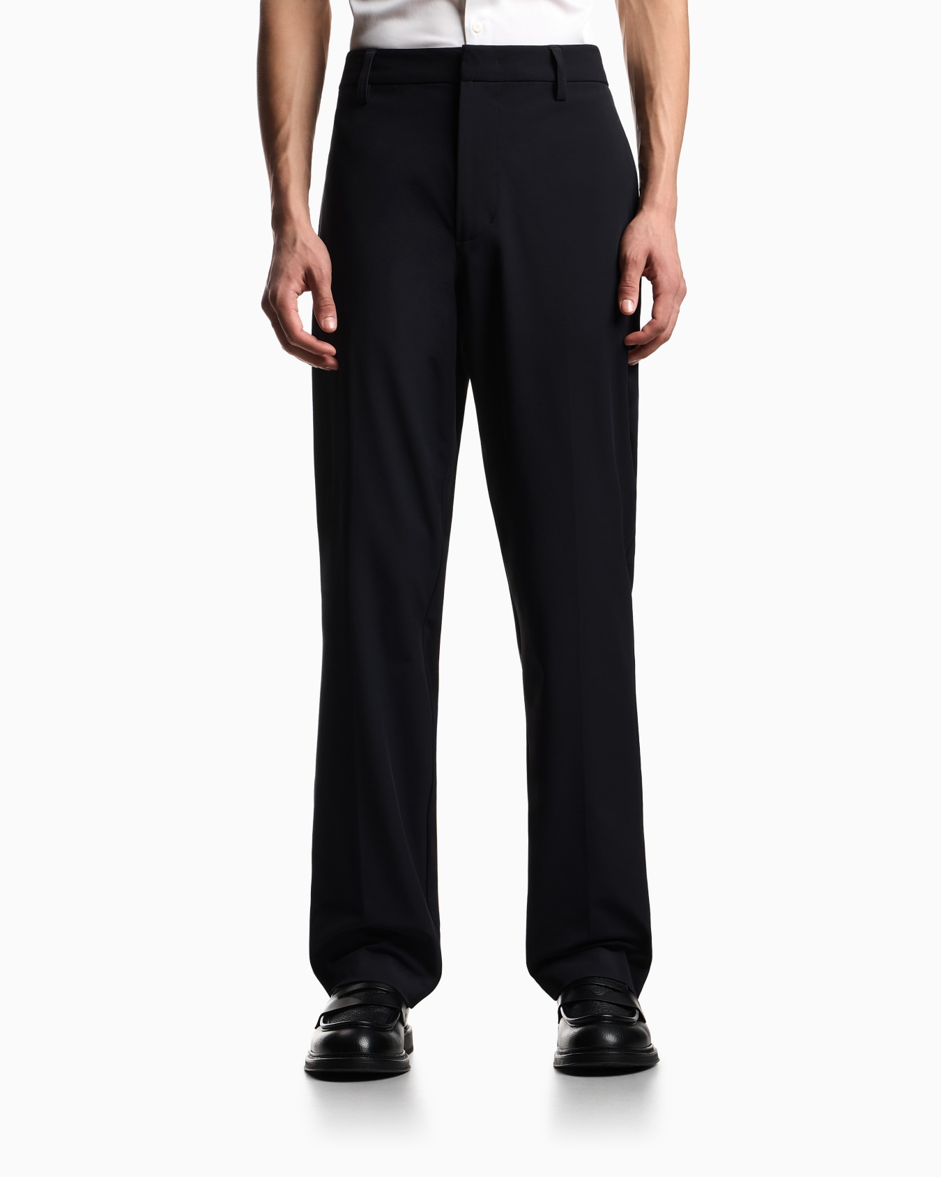 Nylon stretch twill chinos Slide 3