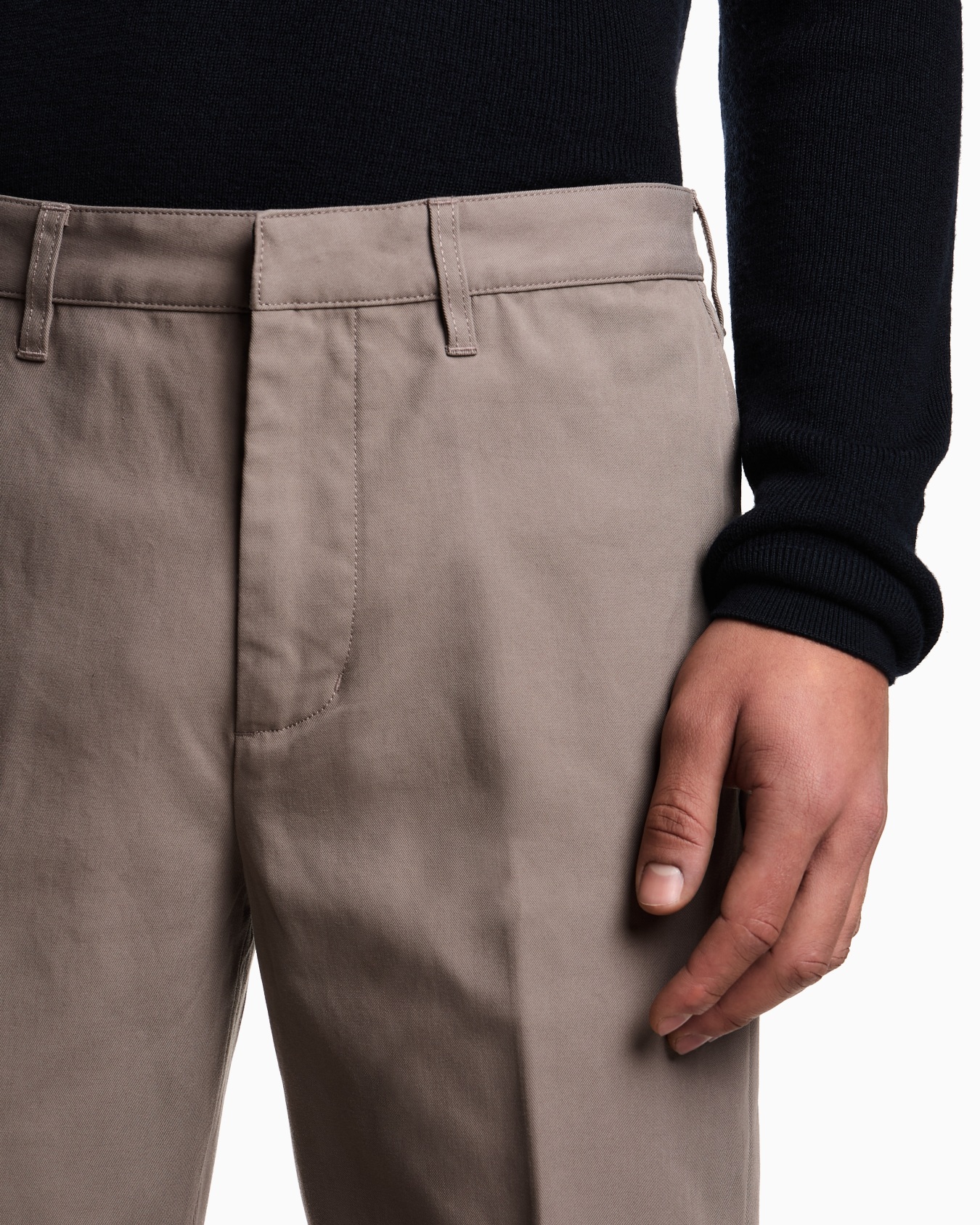 チノパンツ コットンツイル スライドする 3