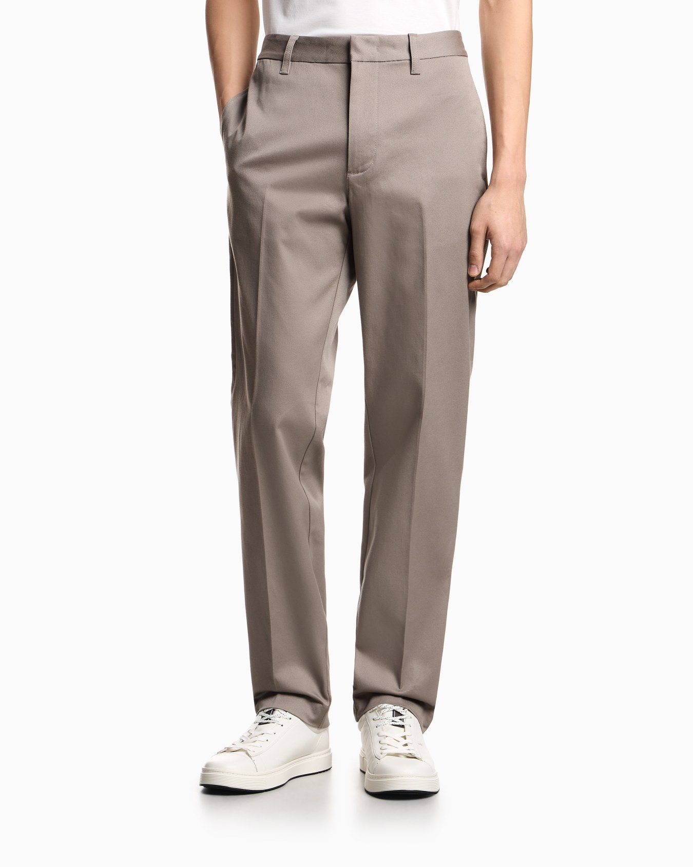 Pantalones chinos de algodón cómodo Diapositiva 3