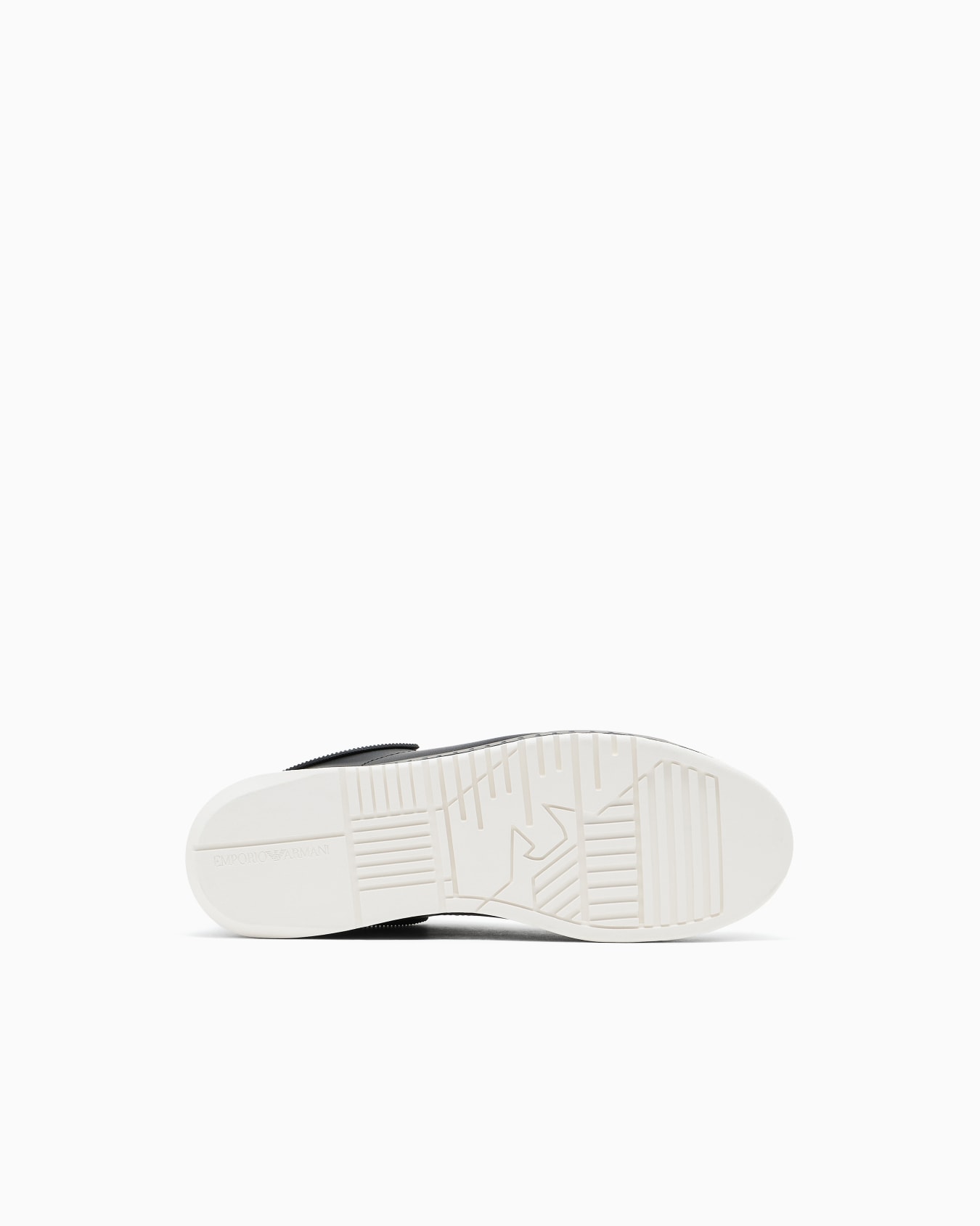 Leather sneakers with rubber back knurled sole Slide 5