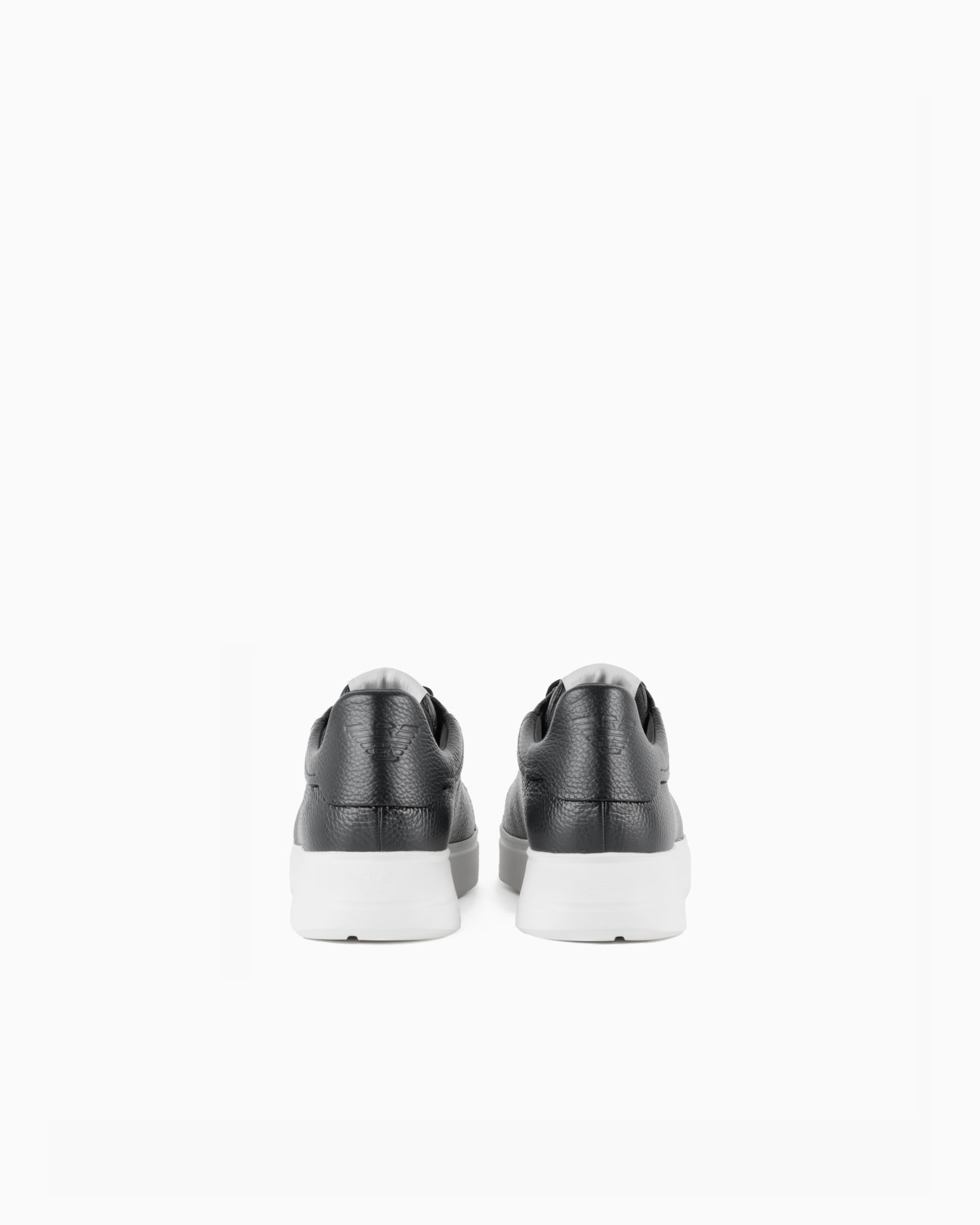 Tumbled leather sneakers with knurled soles Slide 3
