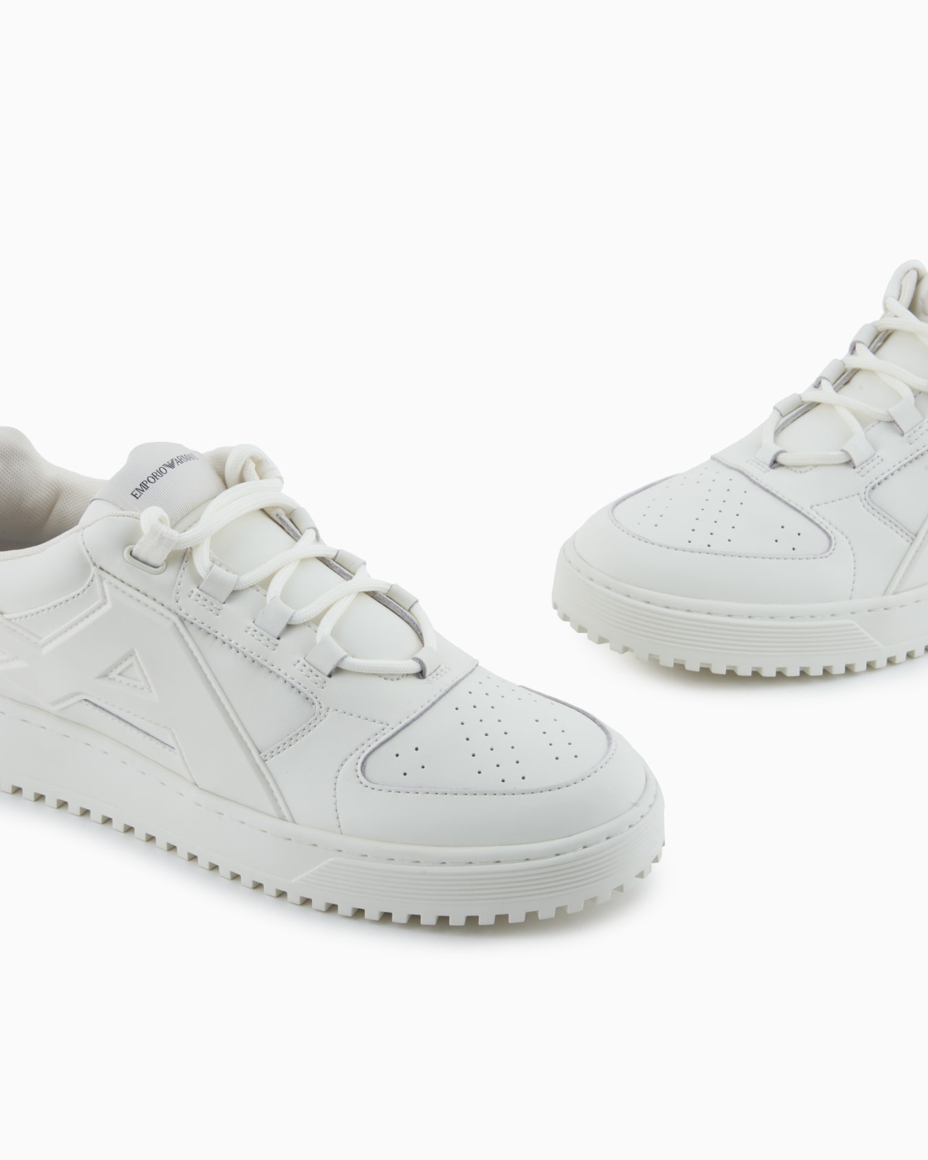 Sneaker aus Leder mit großem EA-Patch Folie 4