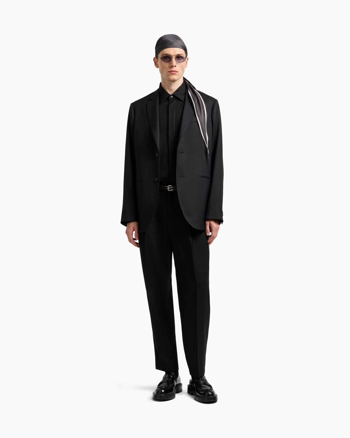 Clubwear slim-fit shirt in a Lyocell blend with rhinestones Slide 2