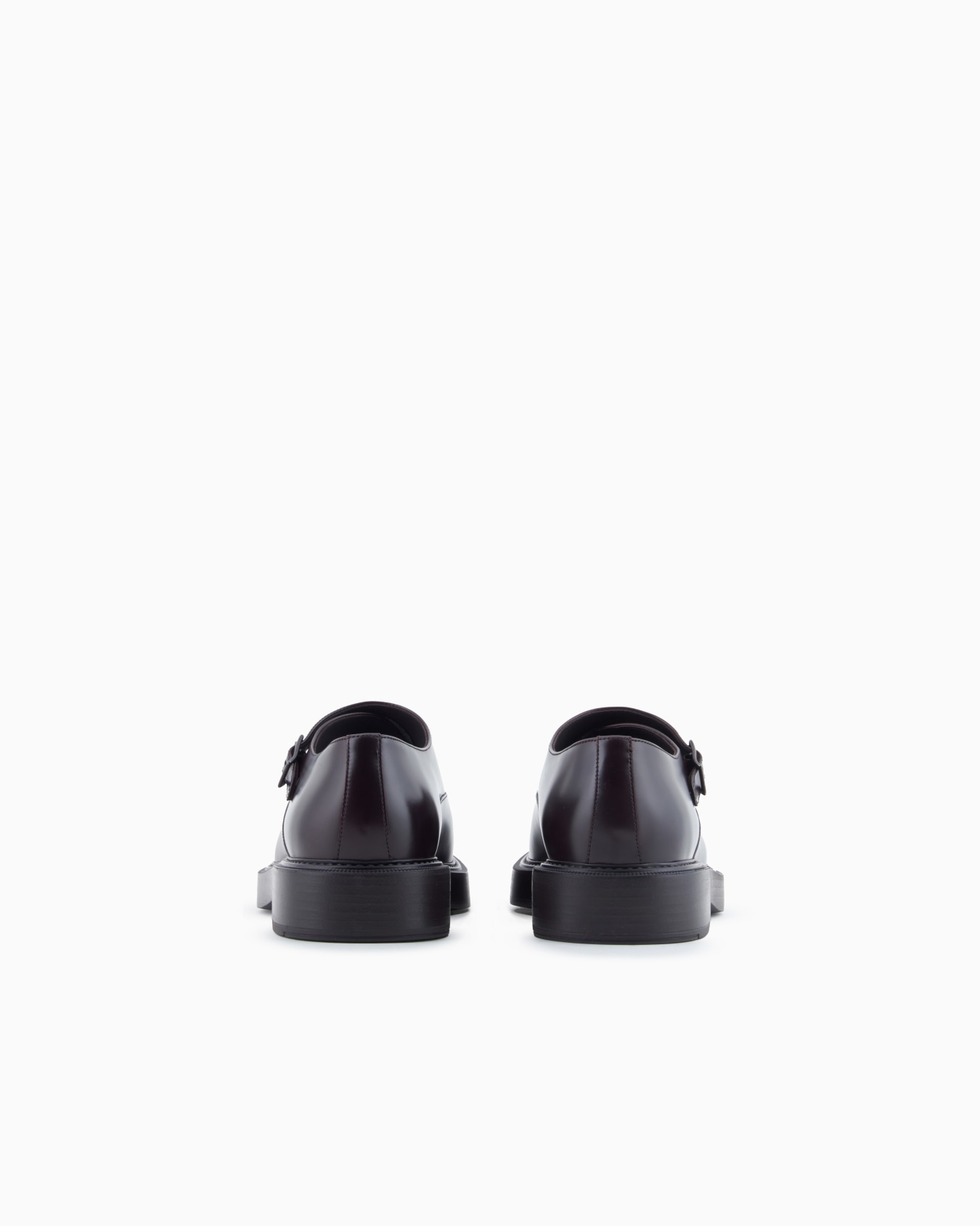 Brushed leather monkstraps Slide 3