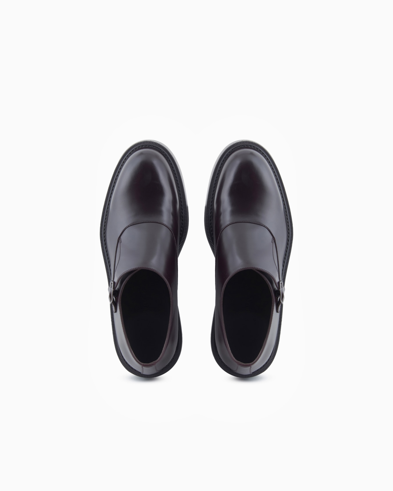 Brushed leather monkstraps Slide 2