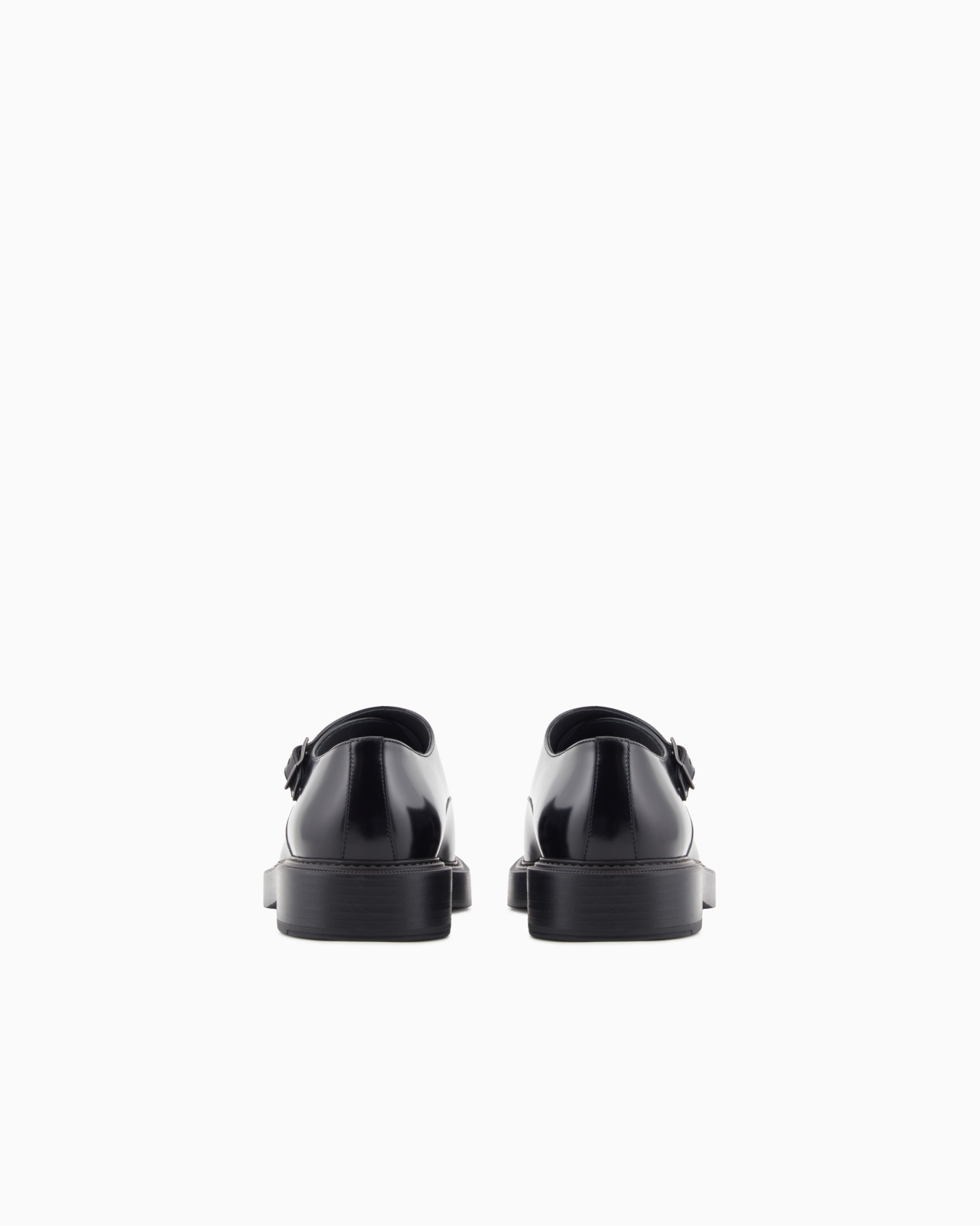 Brushed leather monkstraps Slide 3