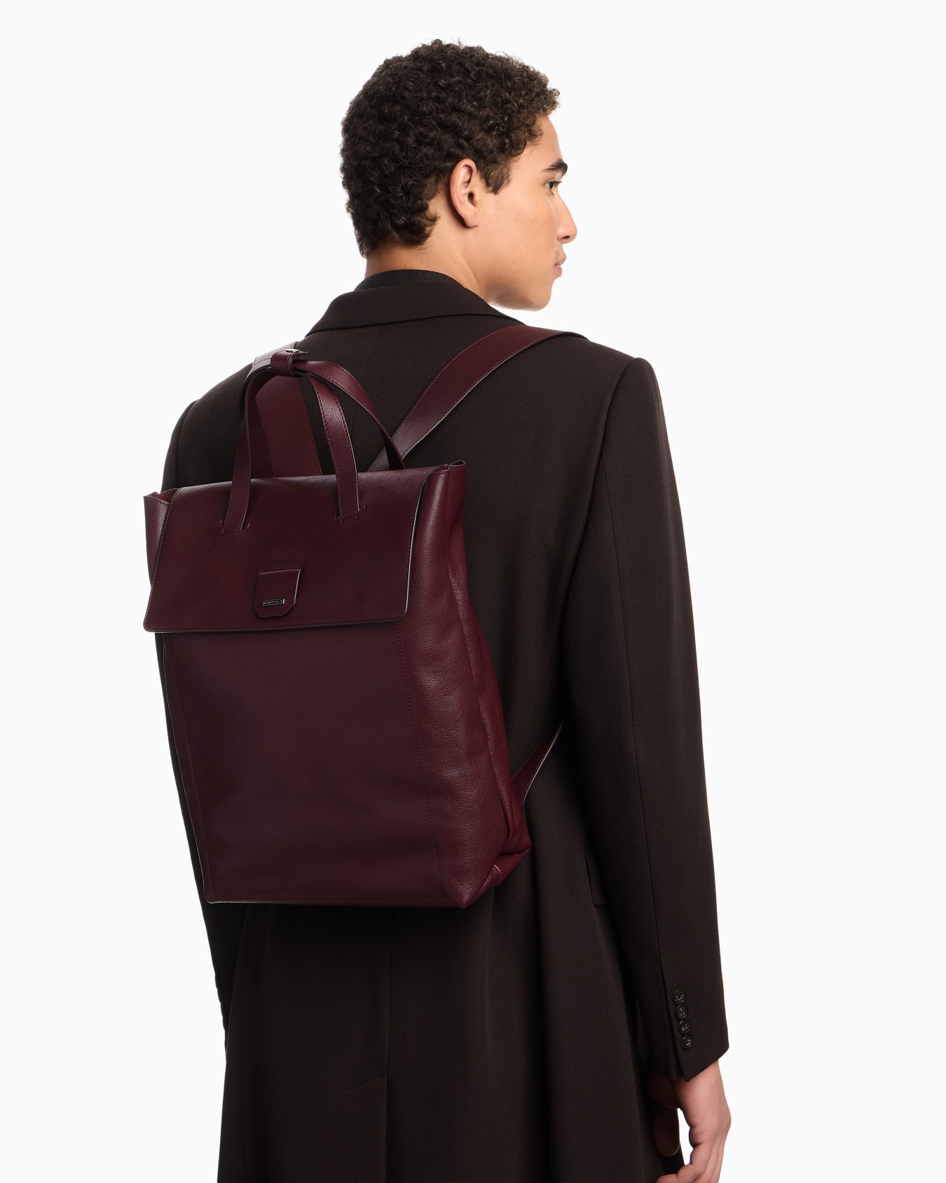 バックパック バッファローレザー スライドする 5