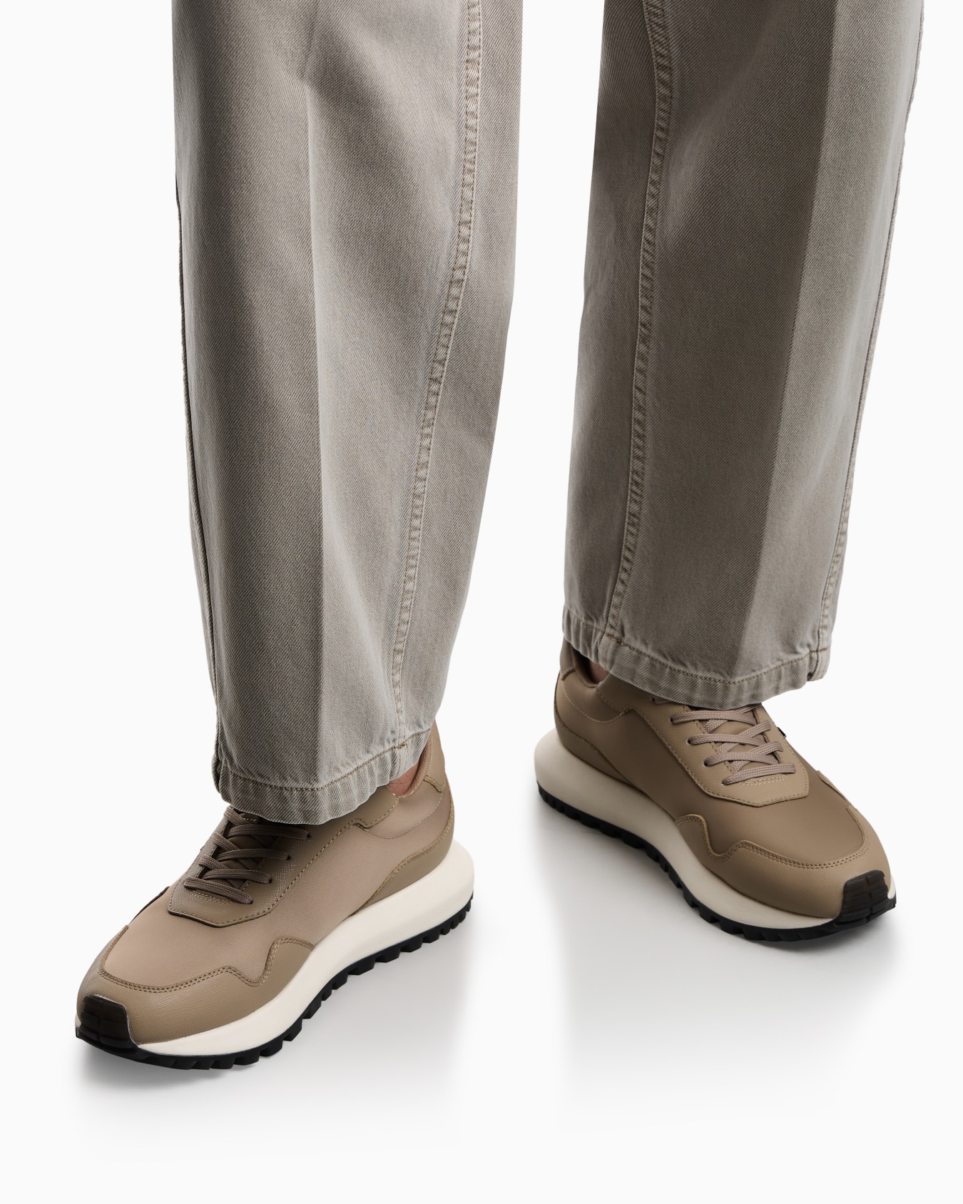 ASV recycled nylon sneakers with regenerated Saffiano details Slide 6