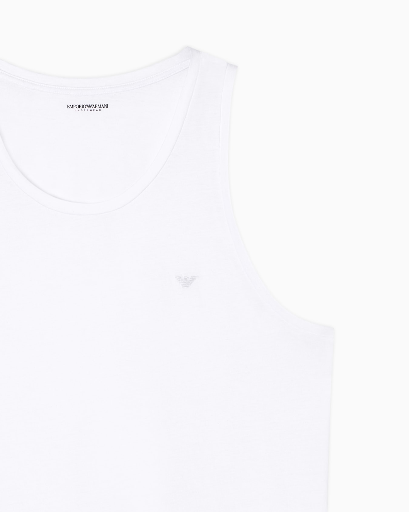 Camiseta de tirantes de estar por casa en punto de algodón pima Diapositiva 3