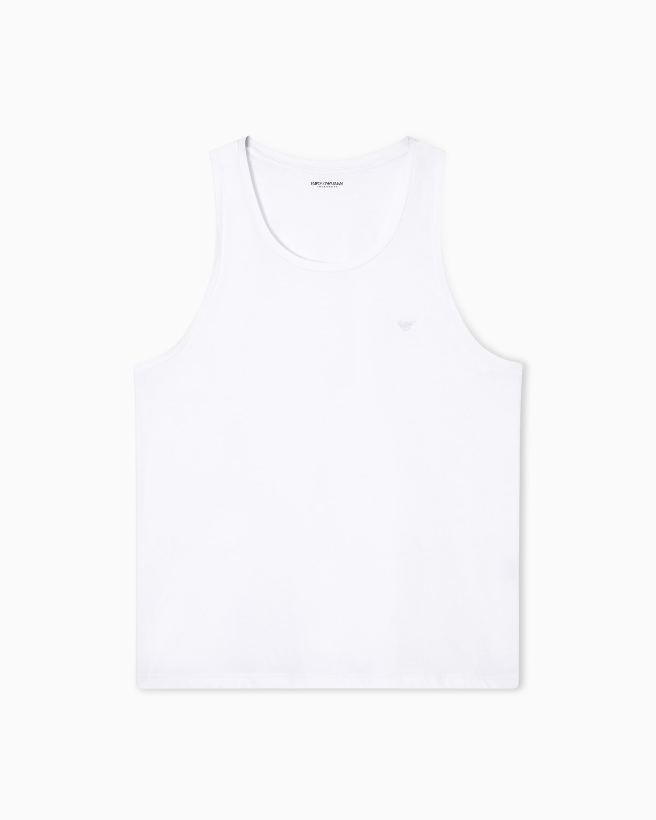 Camiseta de tirantes de estar por casa en punto de algodón pima Diapositiva 0