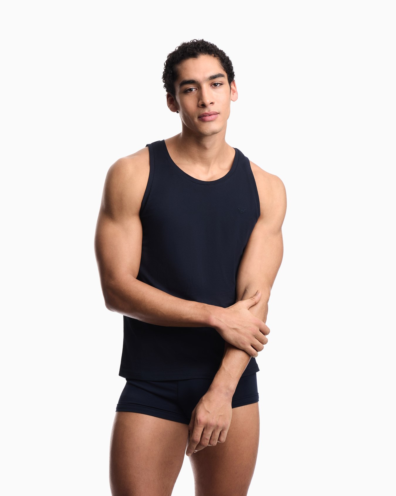 Pima jersey loungewear tank top Slide 1