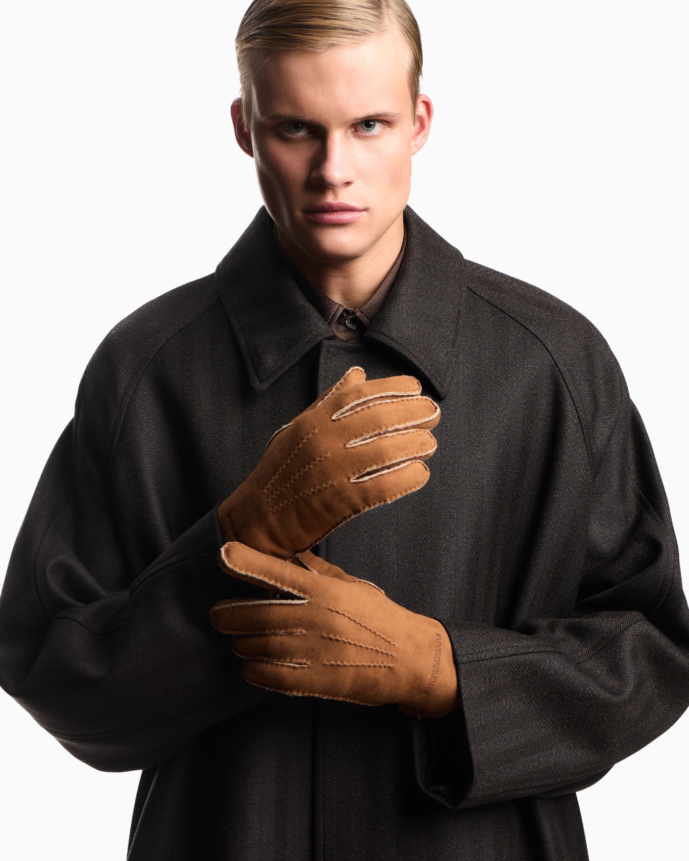 Handschuhe aus Lamm-Shearling Folie 2