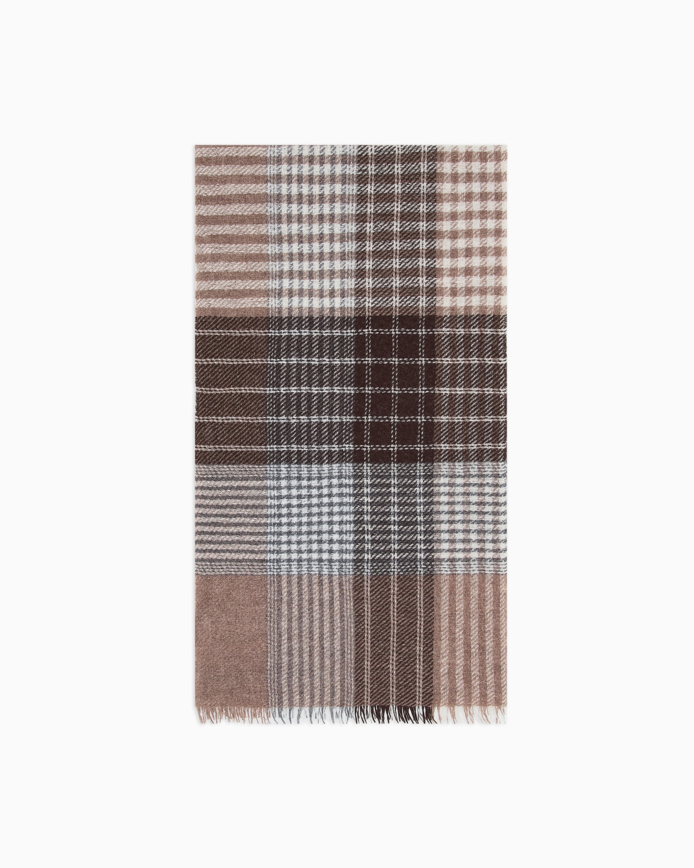 Woll-Schal mit Tartan-Muster Folie 0