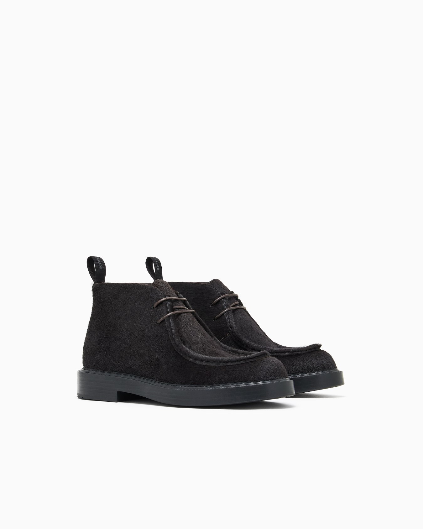 Bottines en cuir de veau façon poulain Diapositive 1