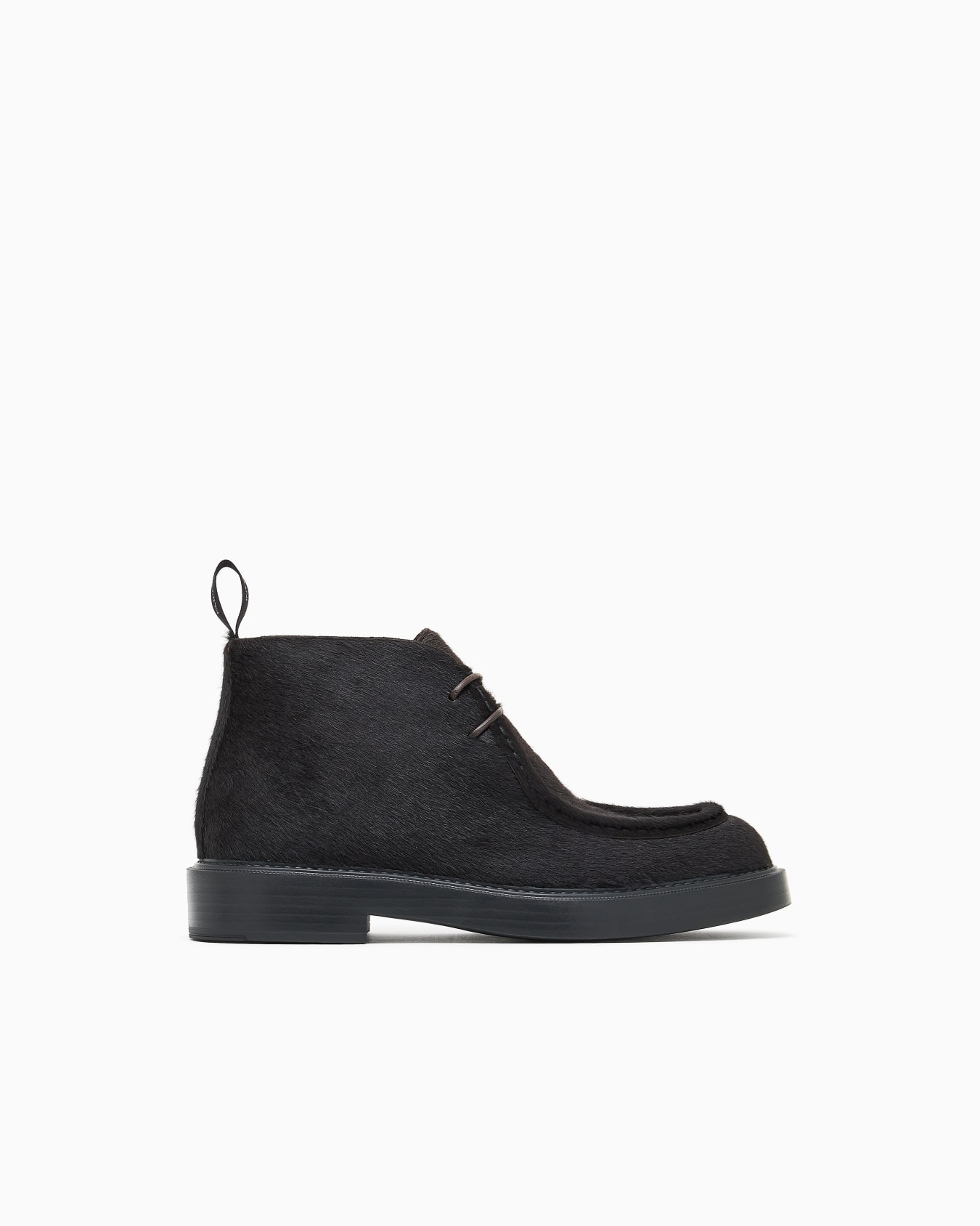 Bottines en cuir de veau façon poulain Diapositive 0