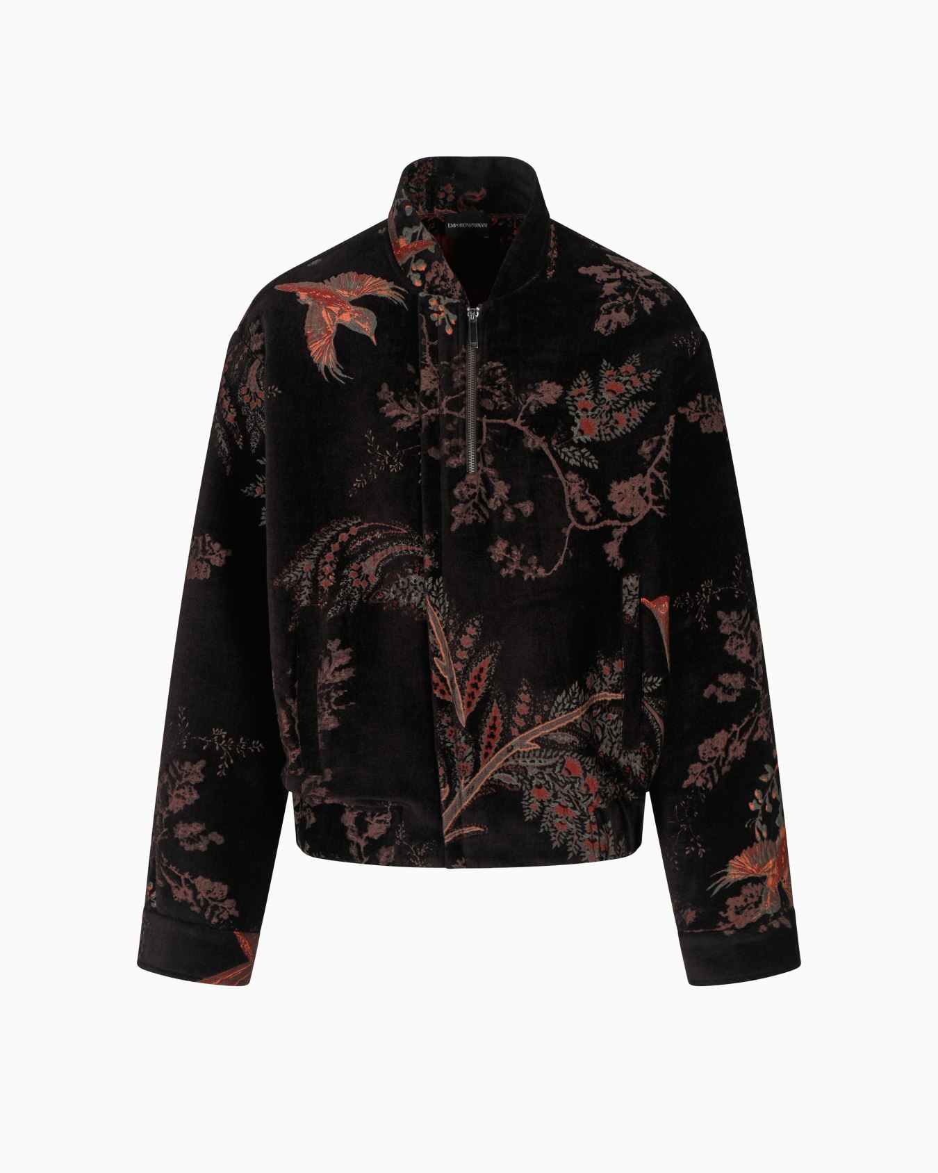 Chinoiserie damask chenille blouson Slide 0