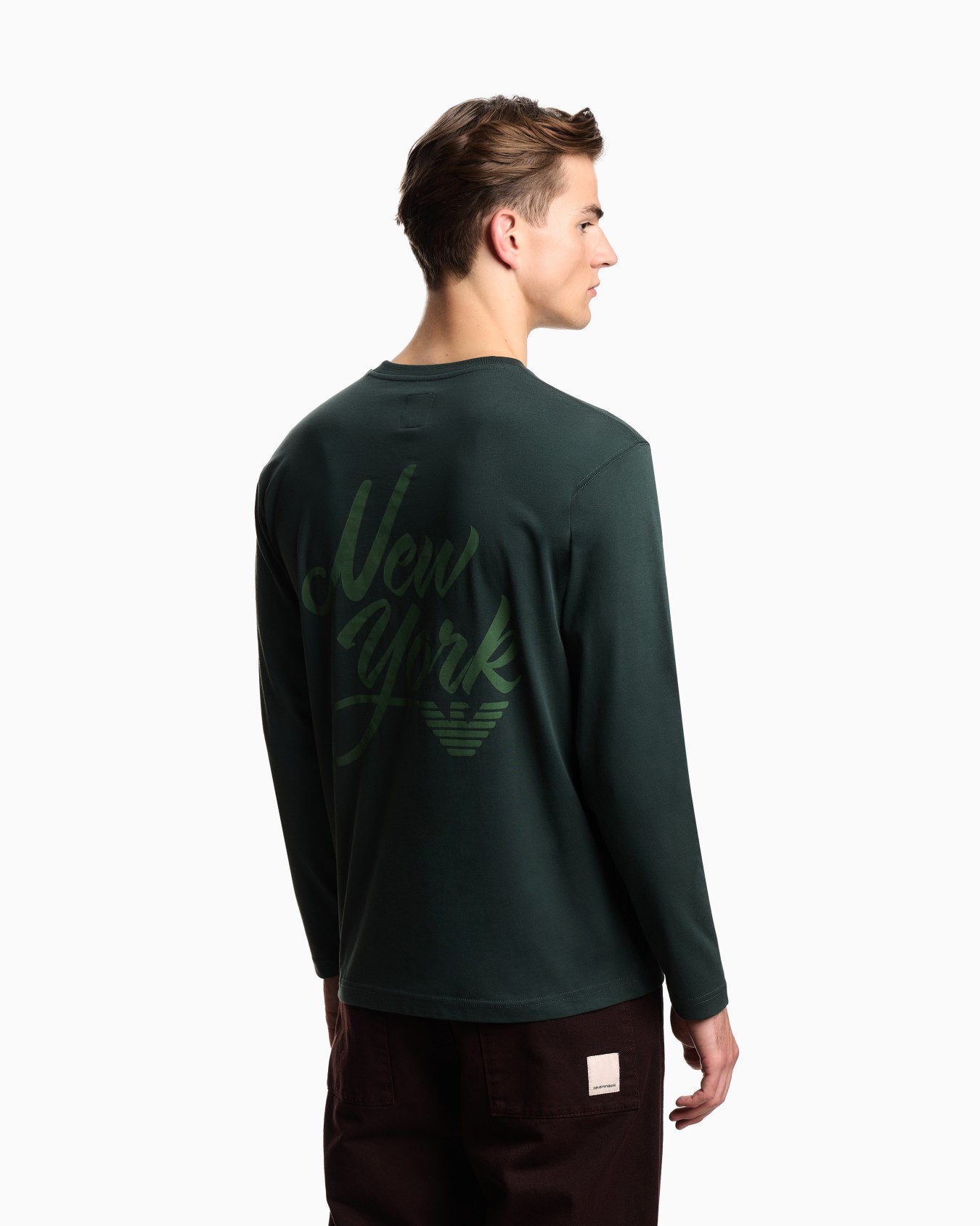 New York Capsule Collection printed jersey jumper Slide 2