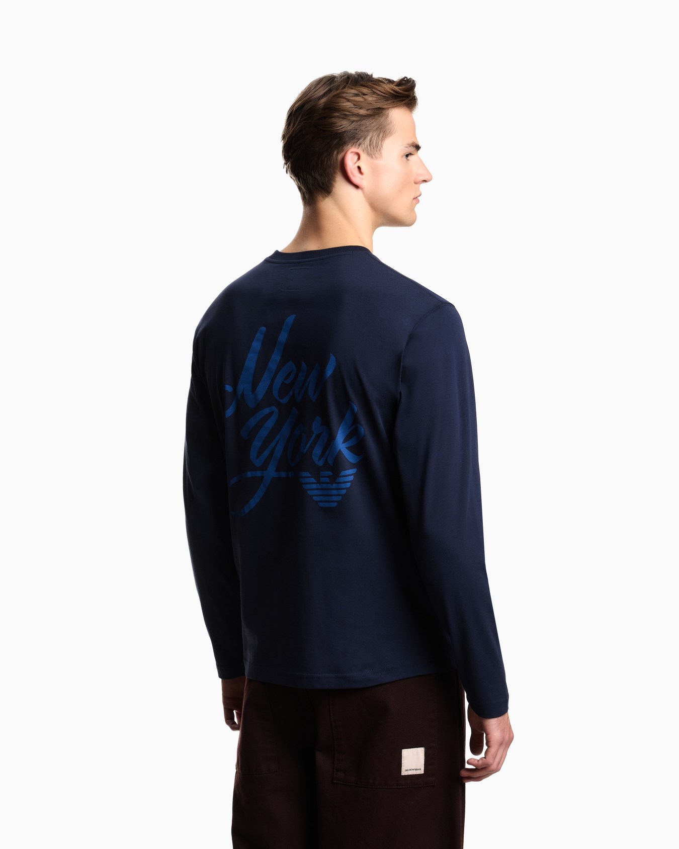 New York Capsule Collection printed jersey jumper Slide 2