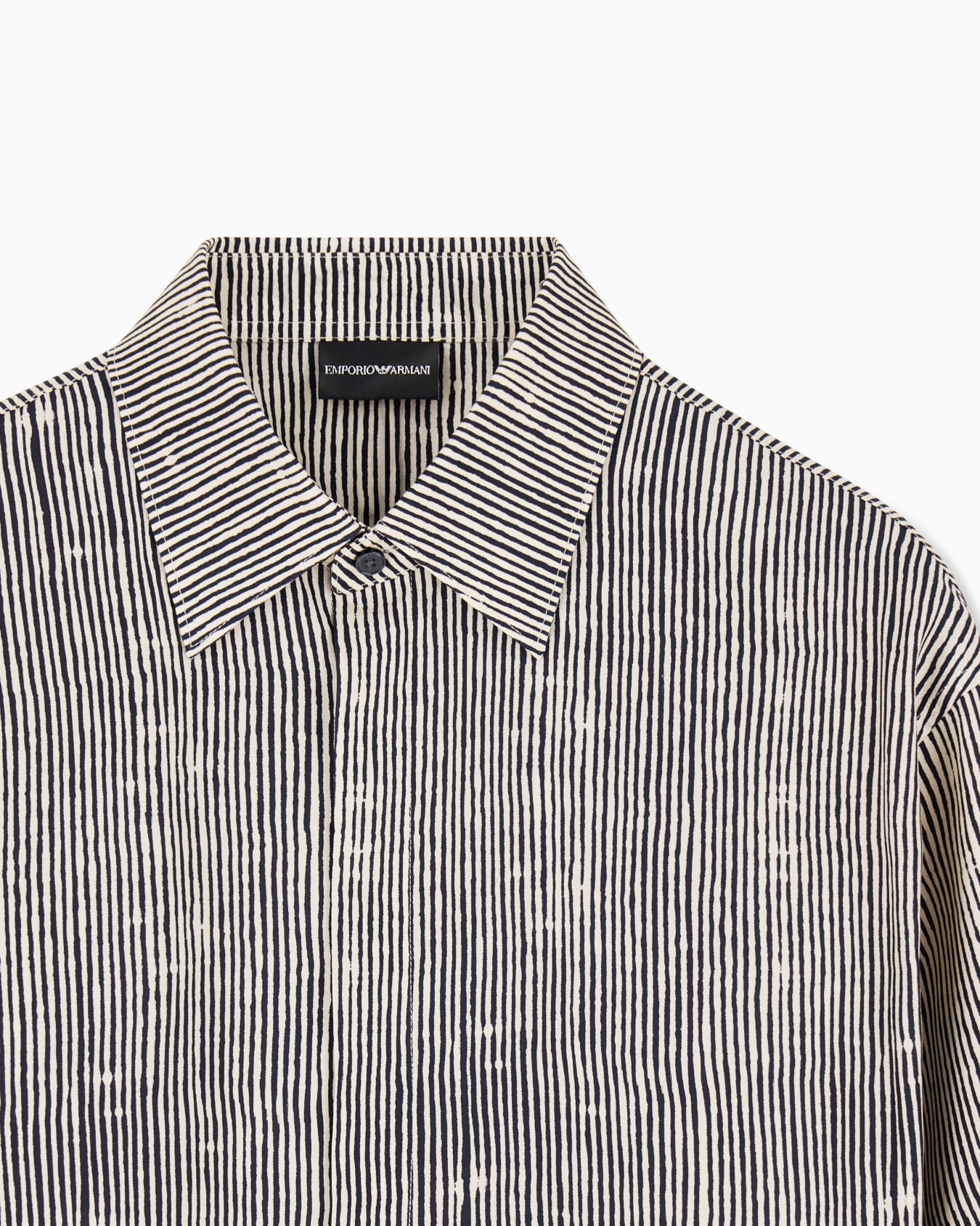 Comfort-fit all-over print Lyocell-blend shirt Slide 4