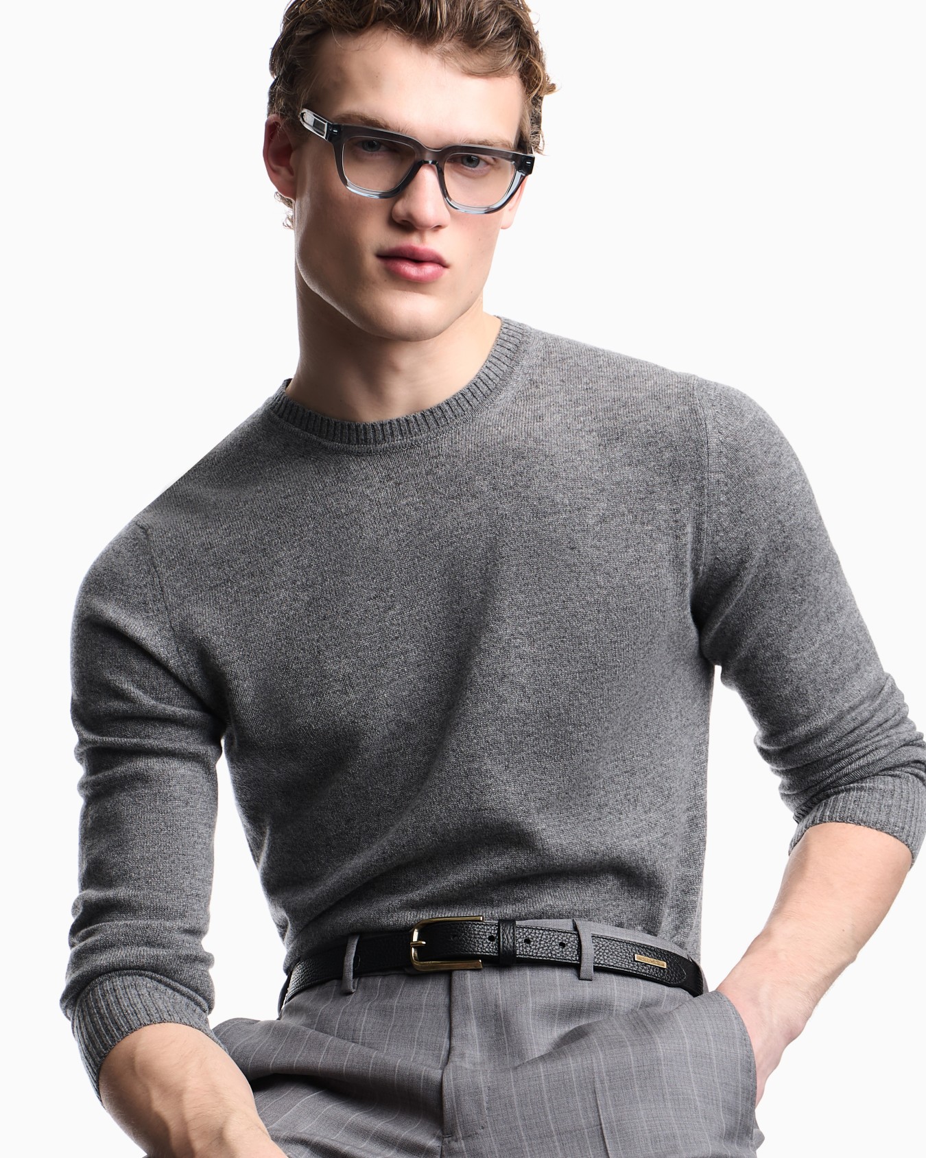 Plain-knit pure cashmere jumper Slide 4