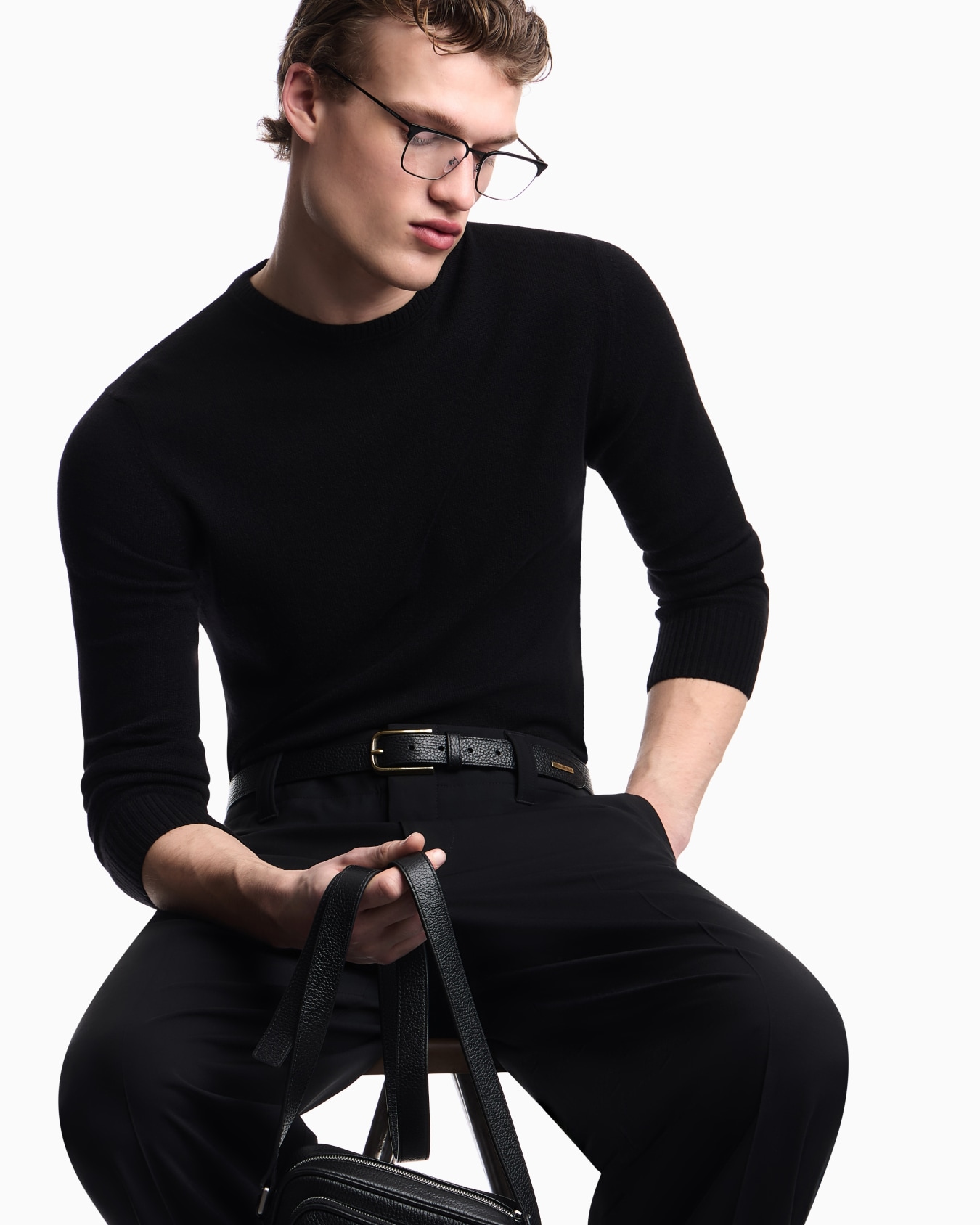 Plain-knit pure cashmere jumper Slide 4