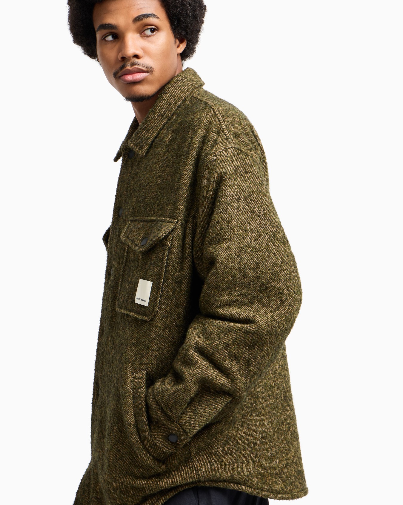 New York Capsule Collection bouclé wool-blend blouson Slide 3