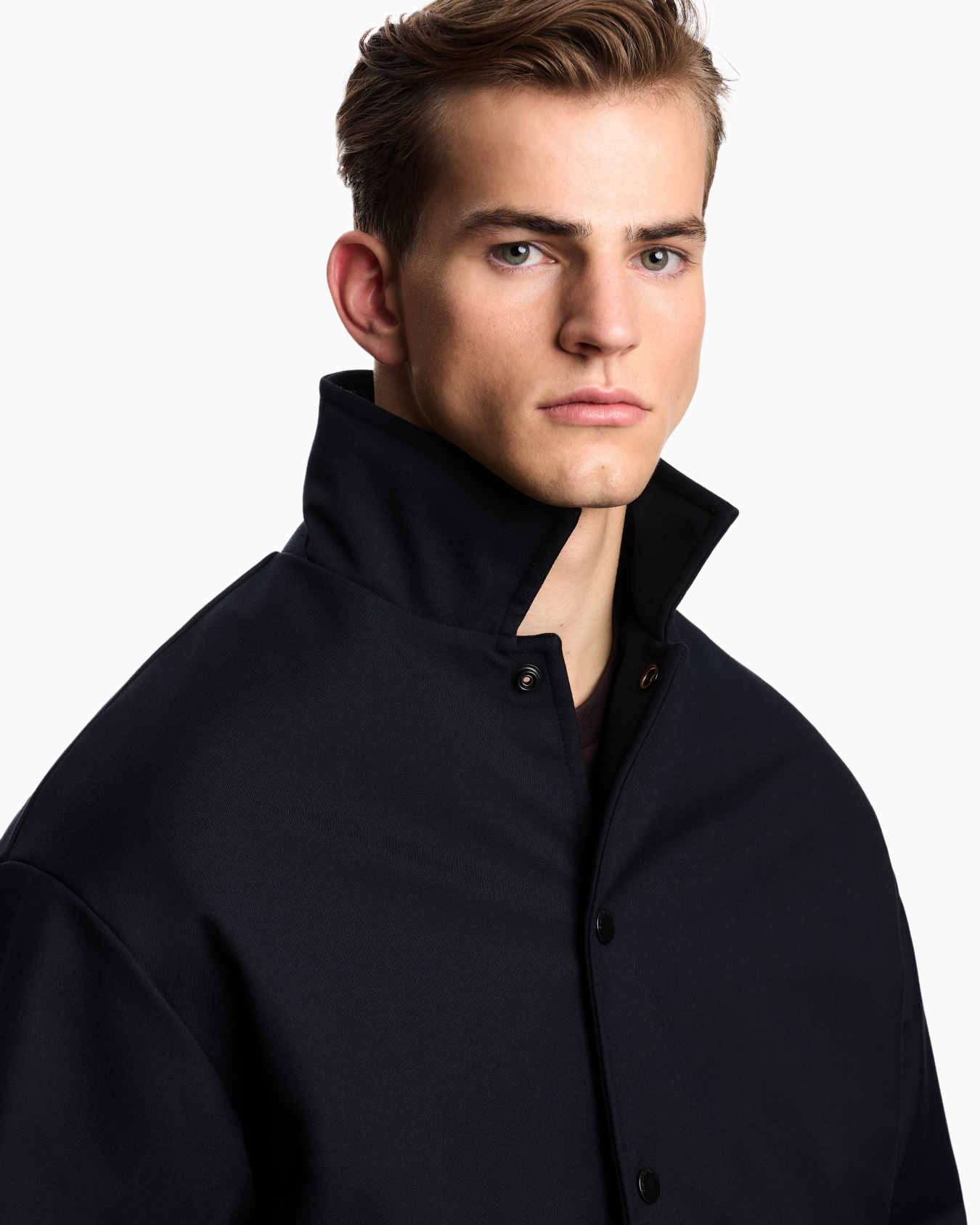 New York Capsule Collection gabardine blouson with embroidery Slide 4