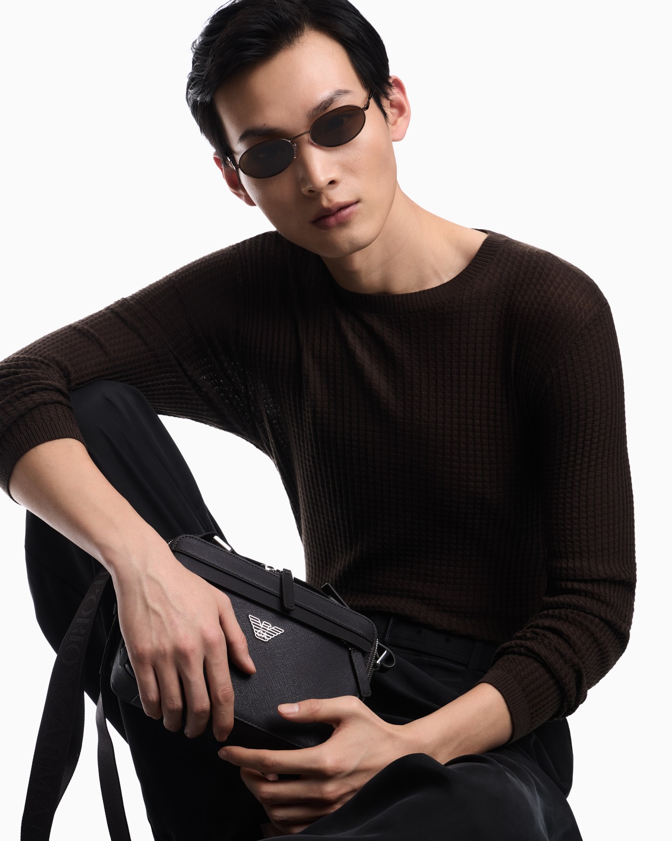 Lyocell-blend jumper in a tuck stitch Slide 5