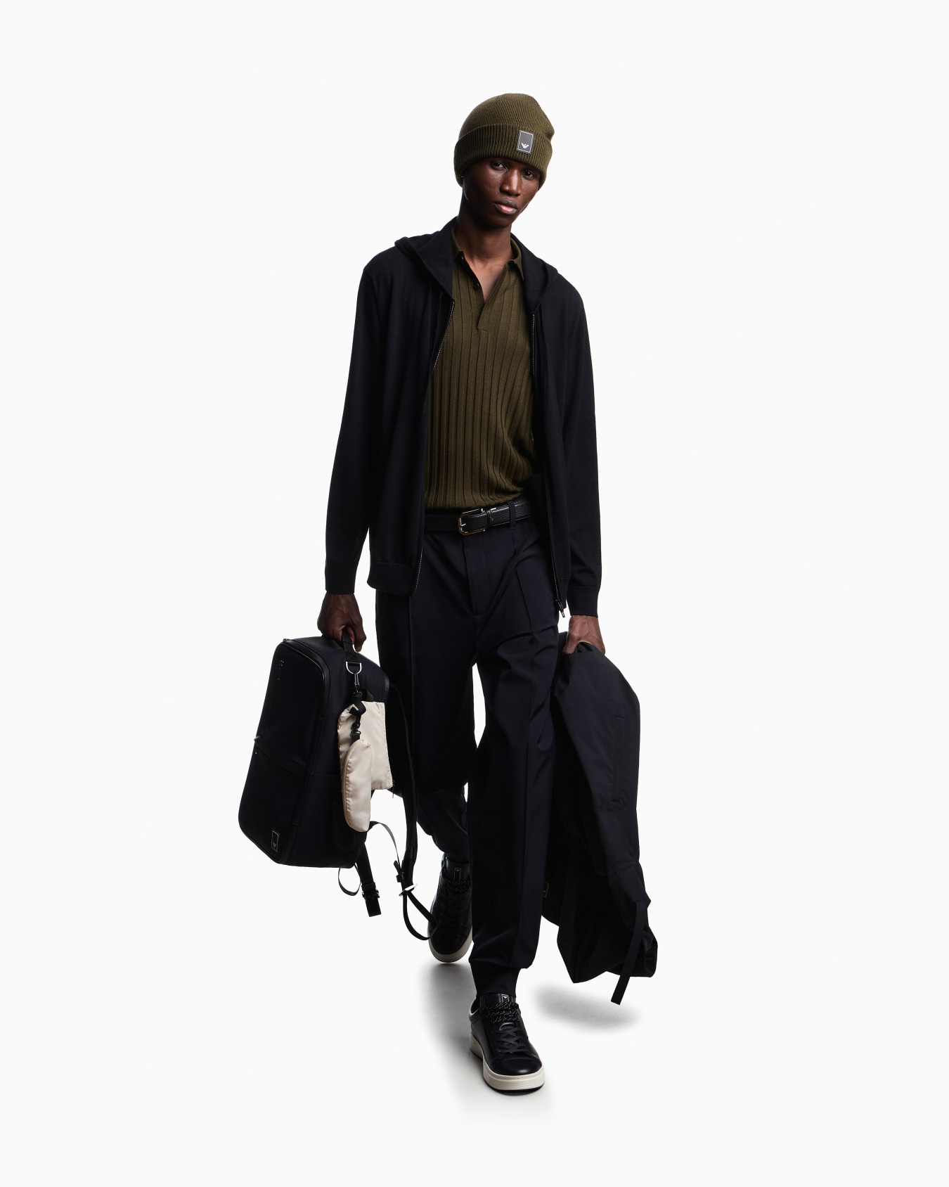 Virgin wool jacquard sweater Slide 2