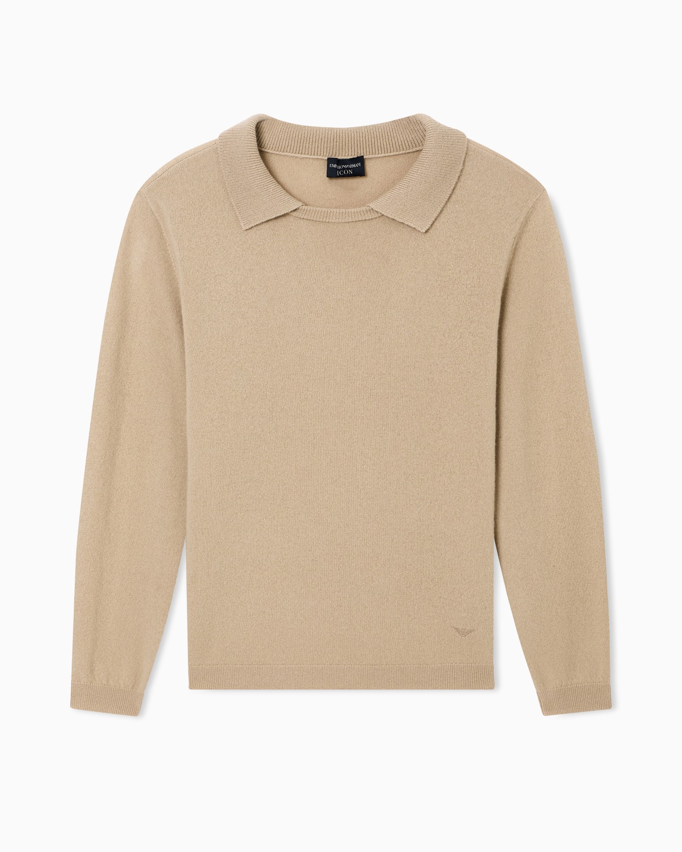 2-piece polo neck sweater in Icon cashmere Slide 0