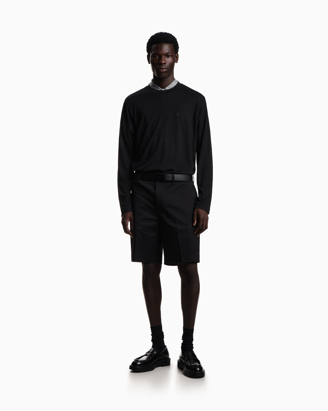 Maglia in jersey fiammato di lana Slide 1
