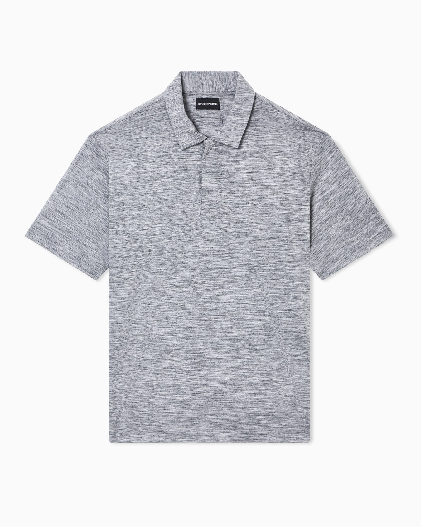 Wool slub jersey polo shirt Slide 0