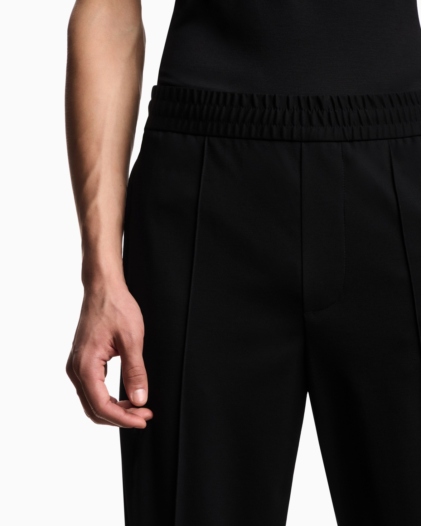 Nylon trousers with an elasticated waist Slide 4
