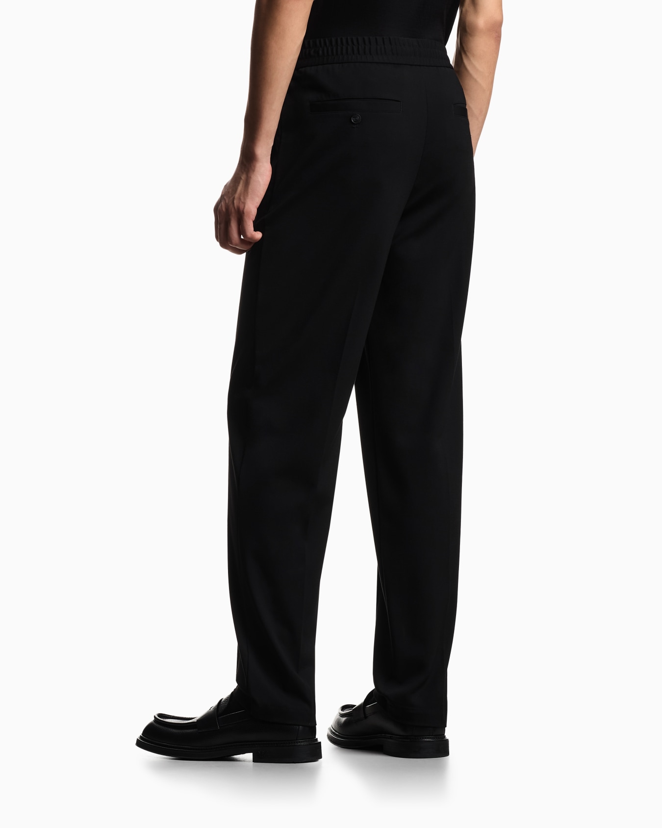 Nylon trousers with an elasticated waist Slide 2