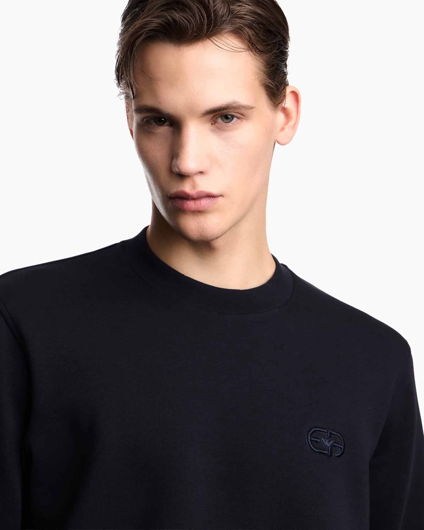 Stretch double jersey sweatshirt Slide 4