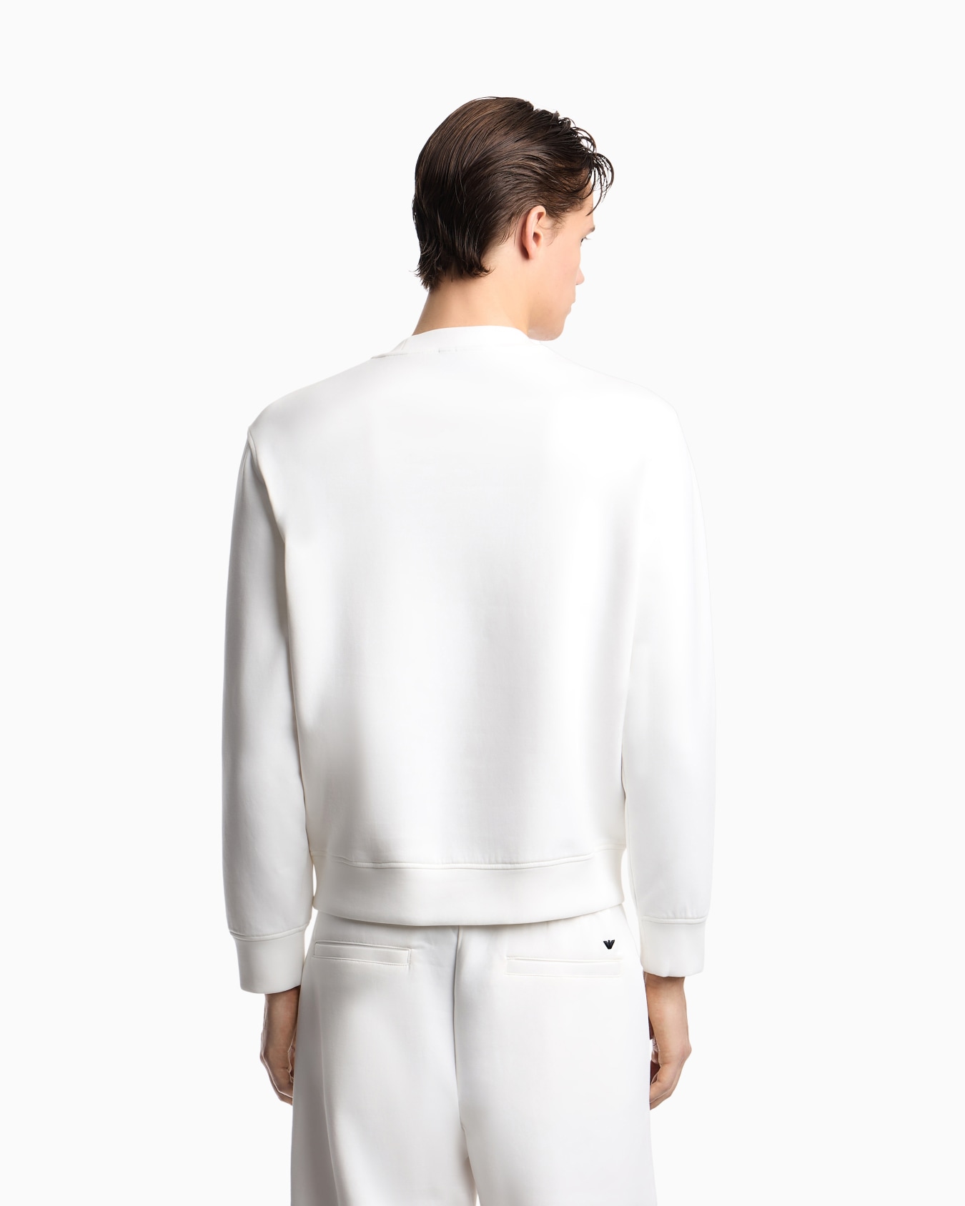 Stretch double jersey sweatshirt Slide 2