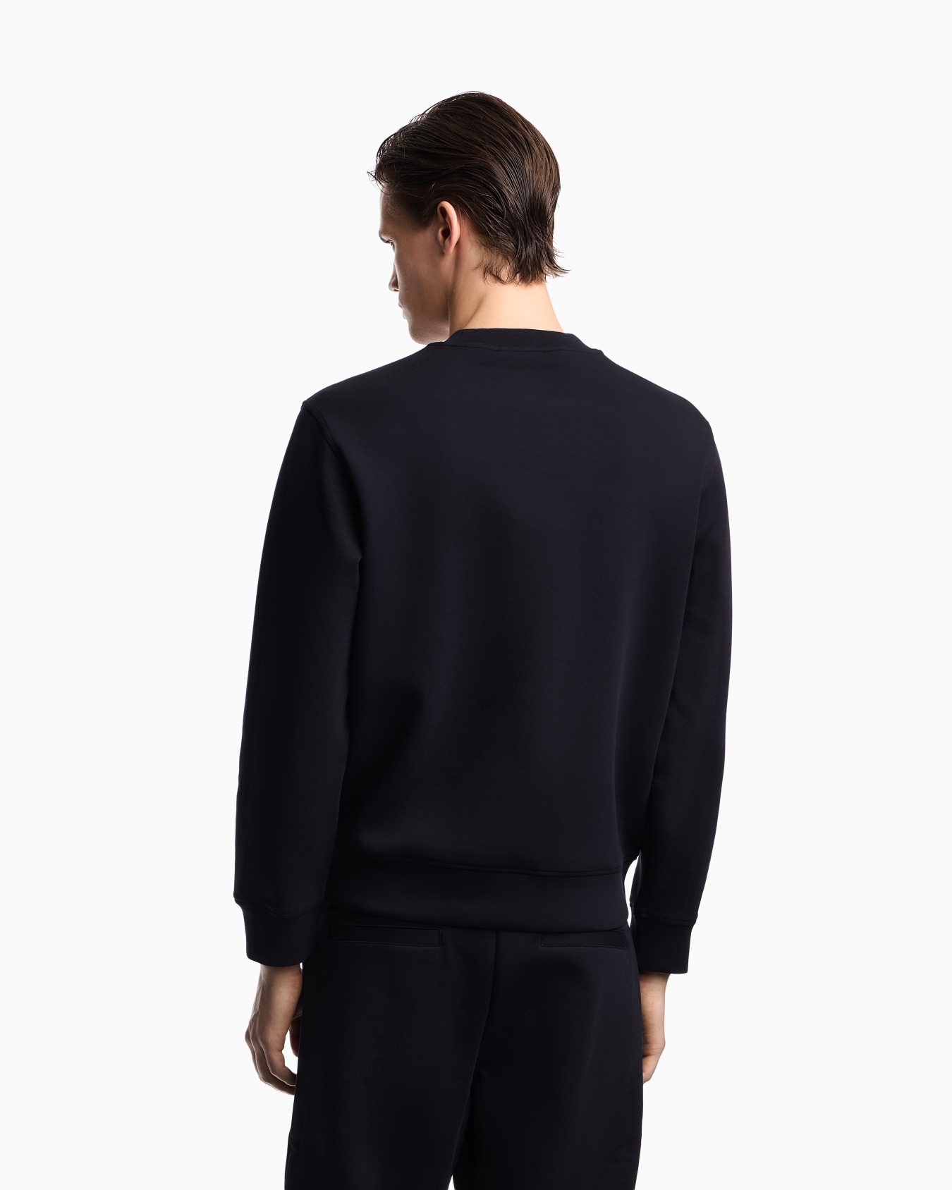 Stretch double jersey sweatshirt Slide 2