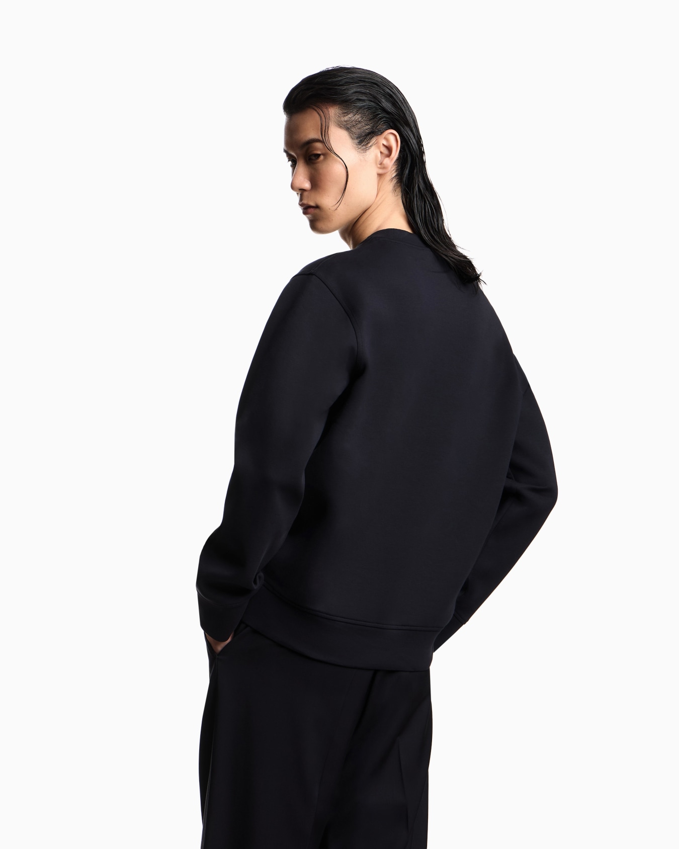 Sudadera Essential de punto doble de algodón Diapositiva 5