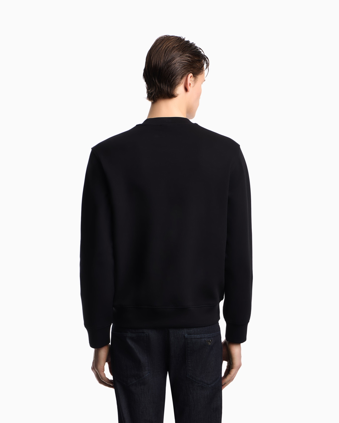 Stretch double jersey sweatshirt Slide 2